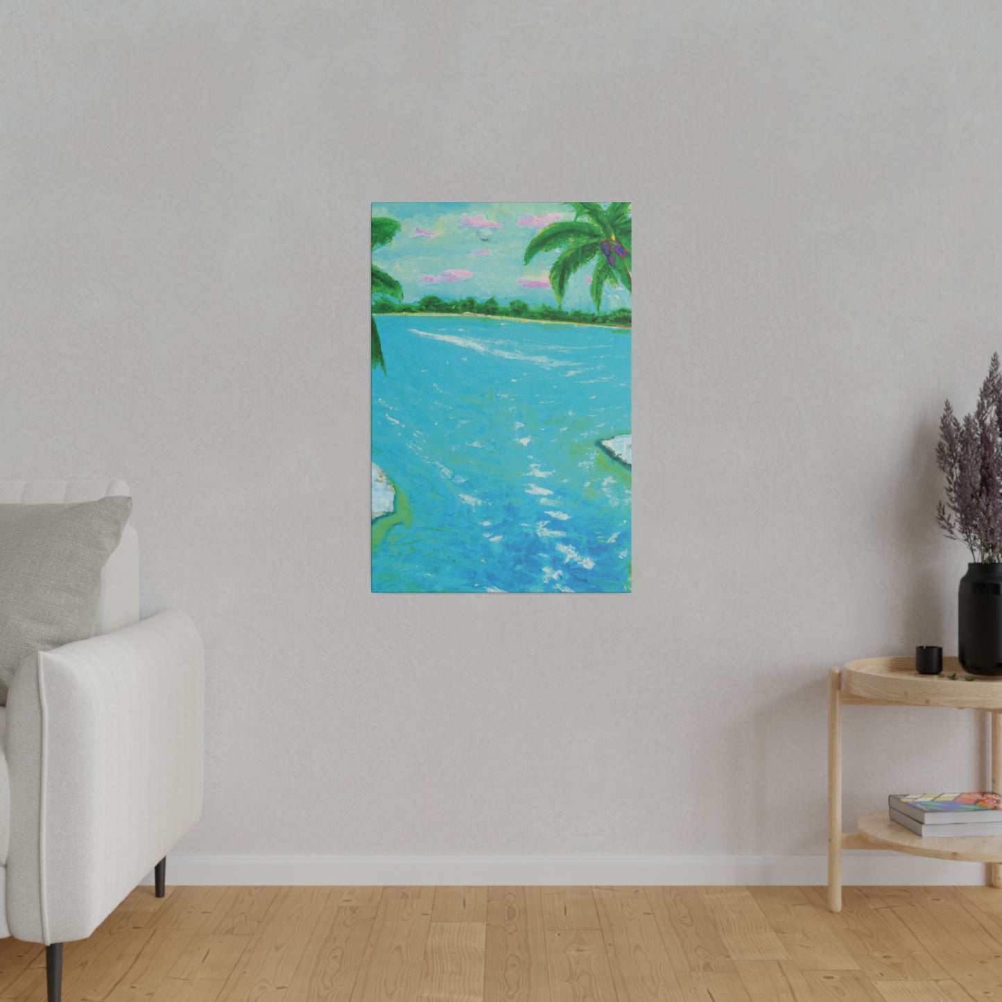 6527F - Bahamas Ocean Painting Print | Bahamas | Ocean | Beach | Poster | Home Decor | Wall Art | Canvas