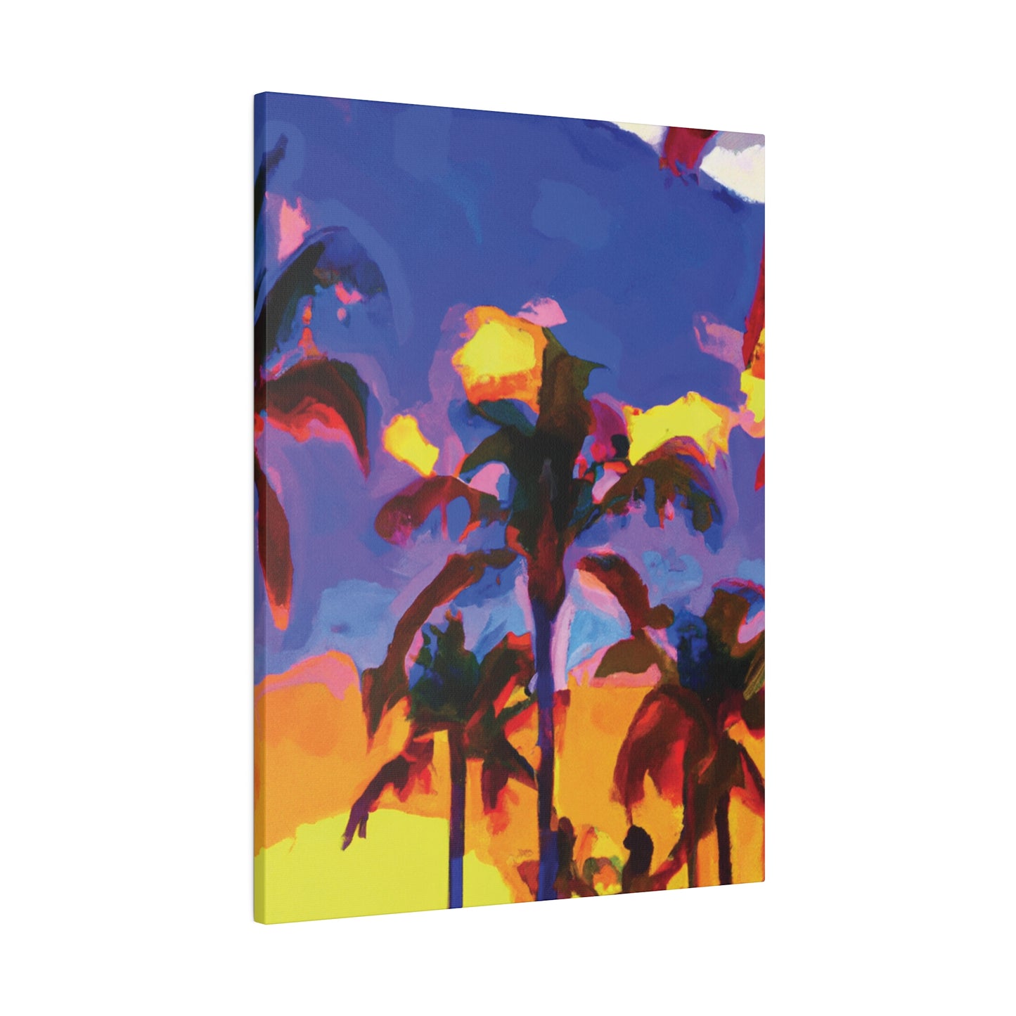 3162U - Miami Beach Sunset Painting Print | Miami | Beach | Sunset | Poster | Home Decor | Wall Art | Canvas