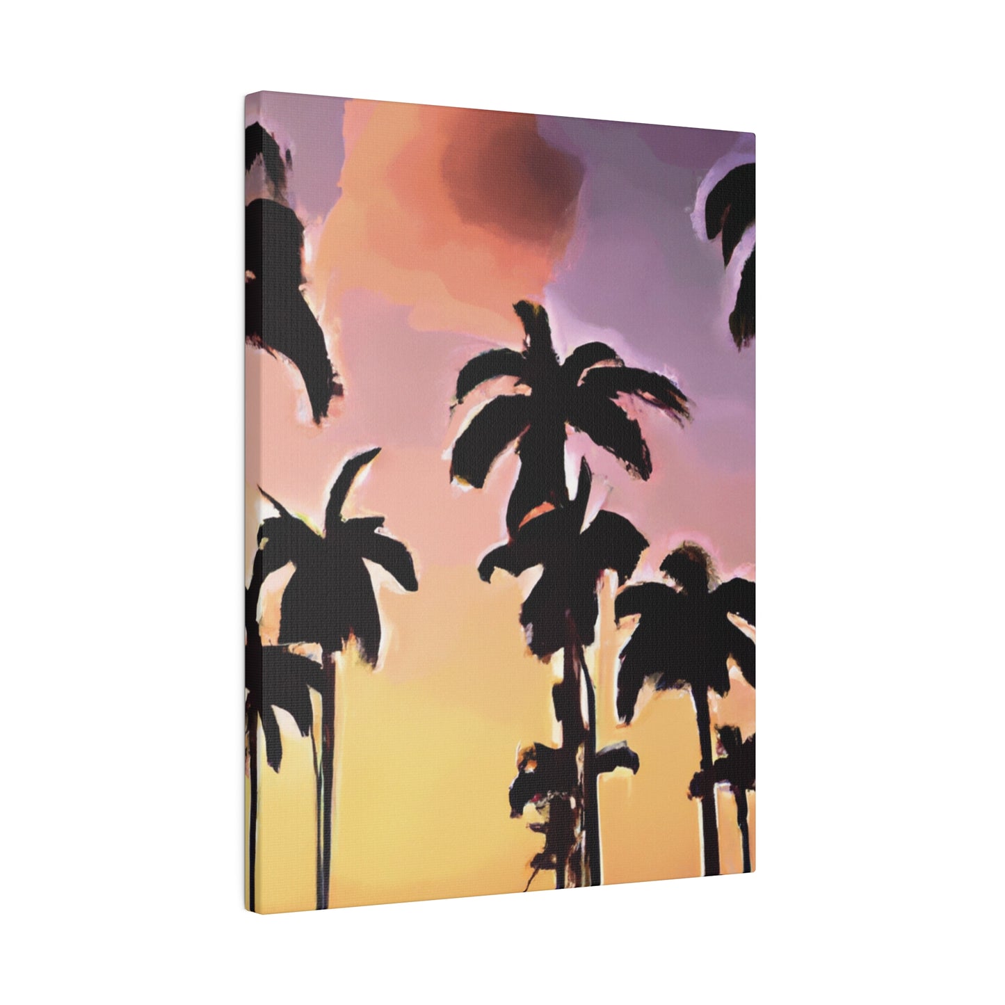 7792Z - Miami Beach Sunset Painting Print | Miami | Beach | Sunset | Poster | Home Decor | Wall Art | Canvas