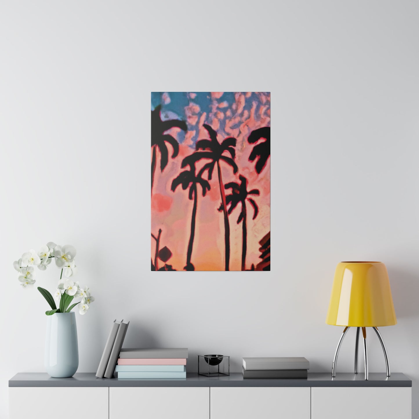 3784J - Miami Beach Sunset Painting Print | Miami | Beach | Sunset | Poster | Home Decor | Wall Art | Canvas