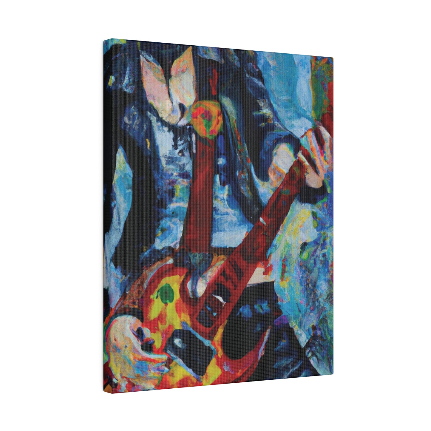 7105A - Rockstar Oil Painting Style Print | Poster | Home Decor | Wall Art | Music Art | Canvas