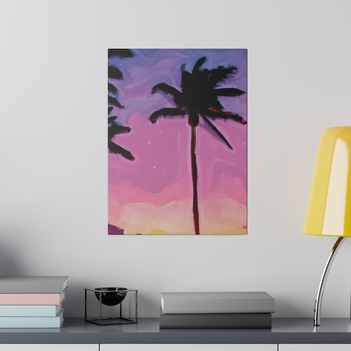 7801Y - Miami Beach Sunset Painting Print | Miami | Beach | Sunset | Poster | Home Decor | Wall Art | Canvas