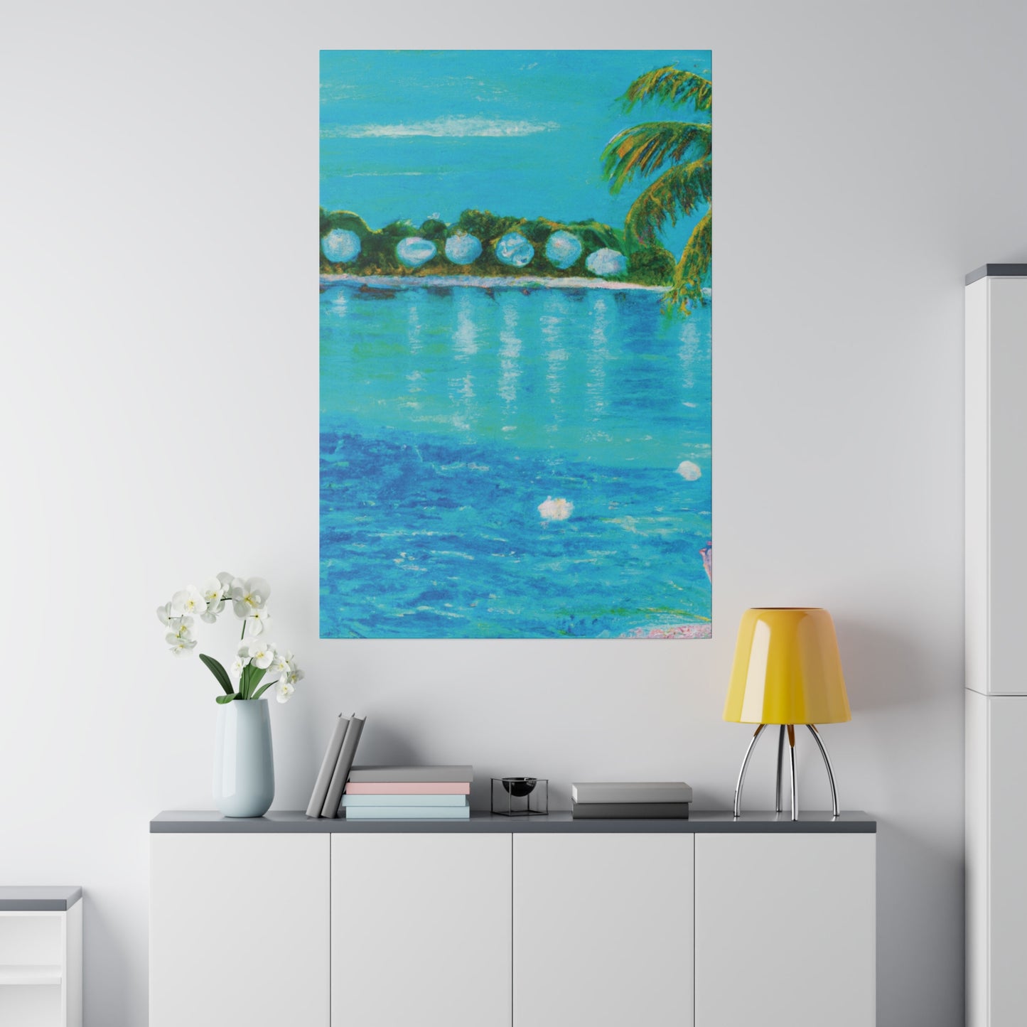 912X - Bahamas Ocean Painting Print | Bahamas | Ocean | Beach | Poster | Home Decor | Wall Art | Canvas