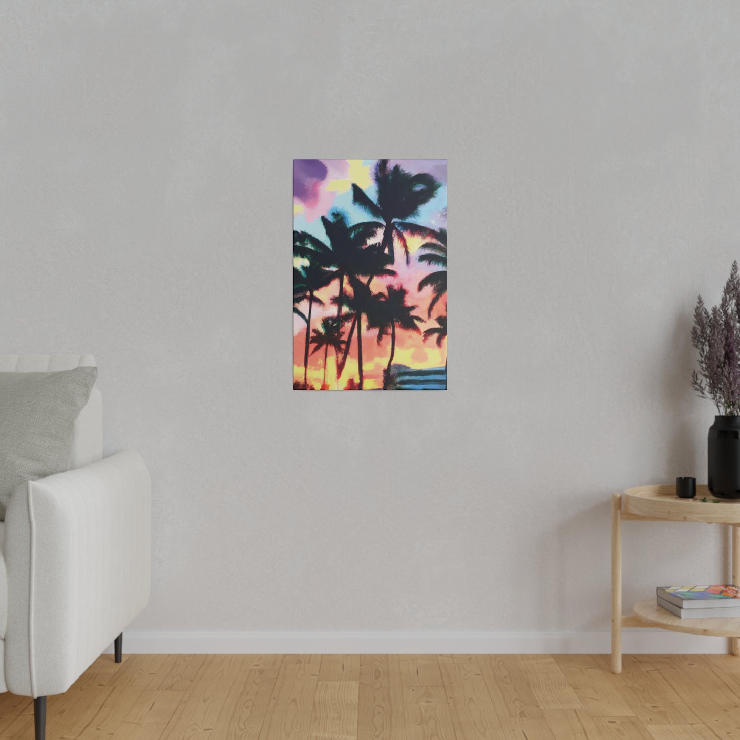 5231V - Miami Beach Sunset Painting Print | Miami | Beach | Sunset | Poster | Home Decor | Wall Art | Canvas