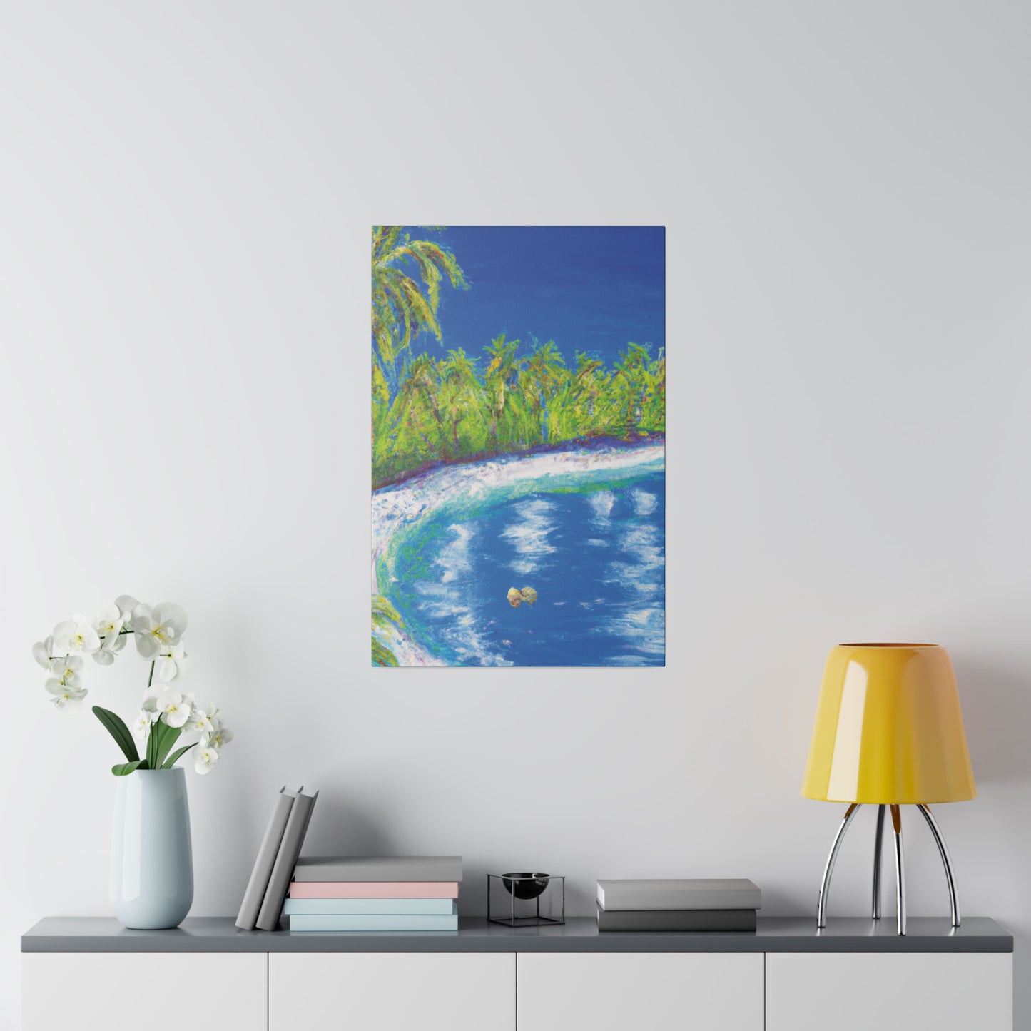 3798C - Bahamas Ocean Painting Print | Bahamas | Ocean | Beach | Poster | Home Decor | Wall Art | Canvas