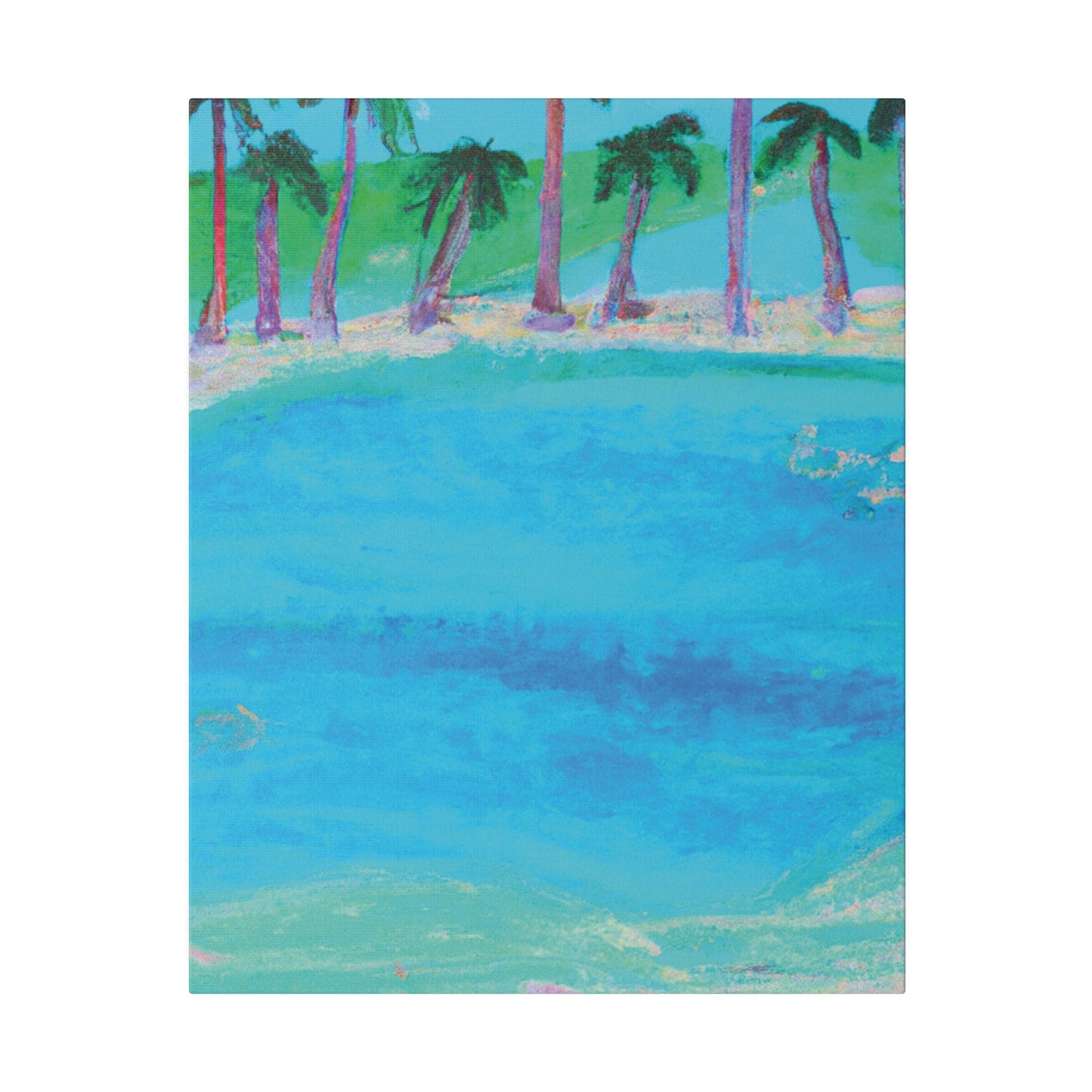 7907S - Bahamas Ocean Painting Print | Bahamas | Ocean | Beach | Poster | Home Decor | Wall Art | Canvas