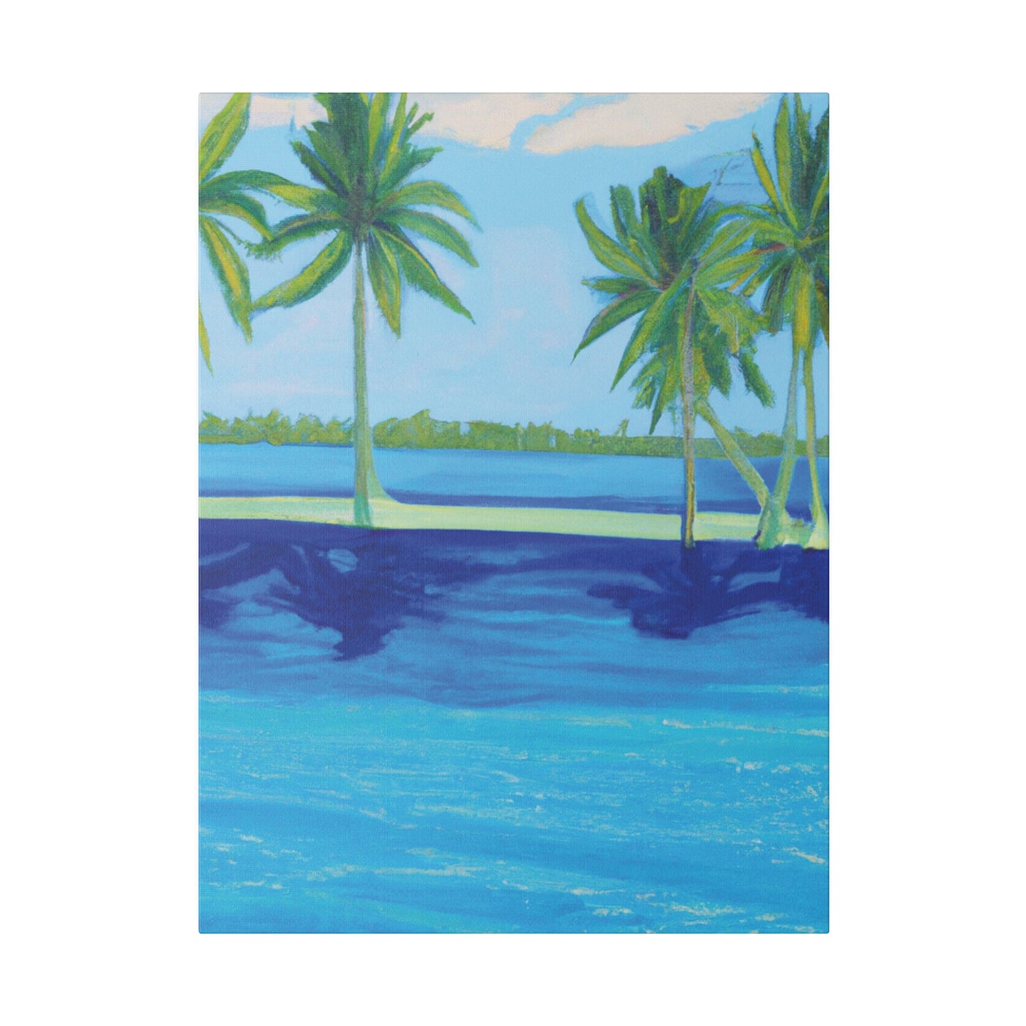 9589F - Bahamas Ocean Painting Print | Bahamas | Ocean | Beach | Poster | Home Decor | Wall Art | Canvas