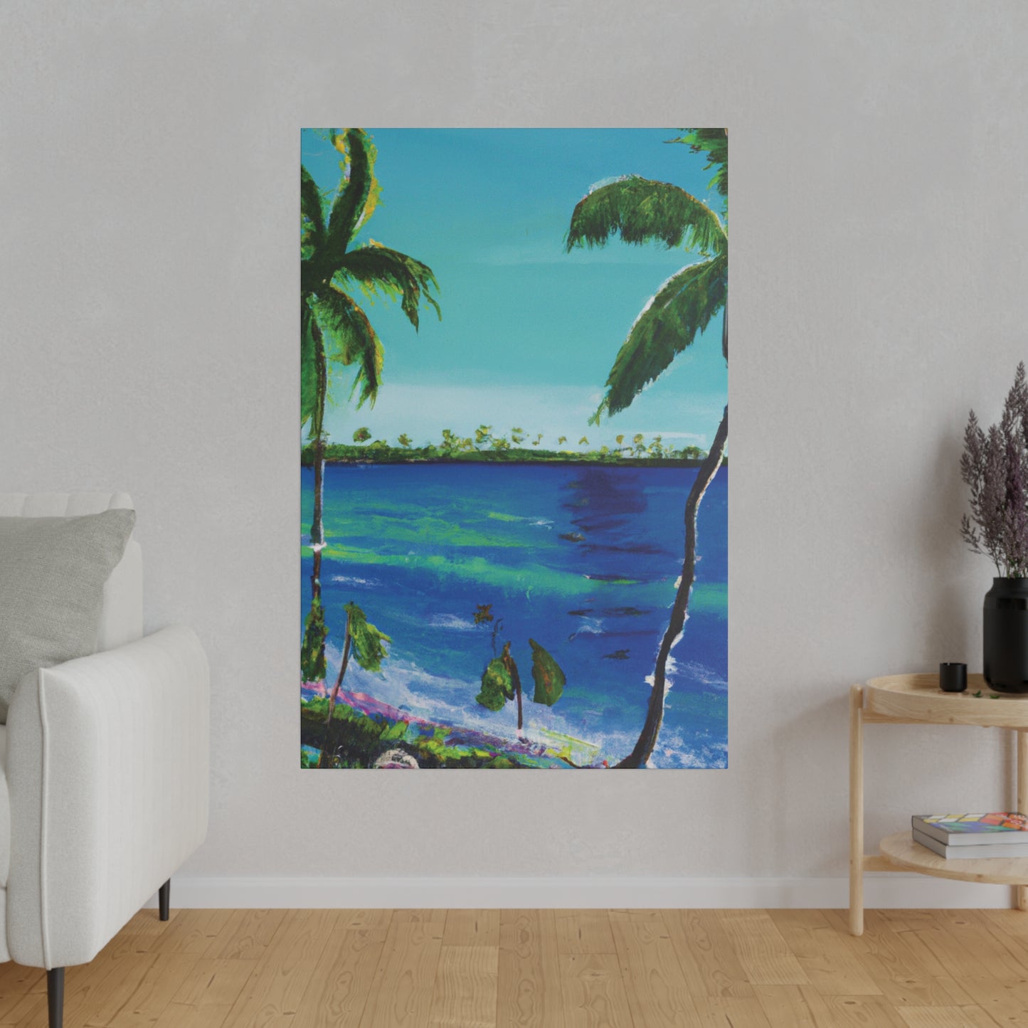 5491V - Bahamas Ocean Painting Print | Bahamas | Ocean | Beach | Poster | Home Decor | Wall Art | Canvas