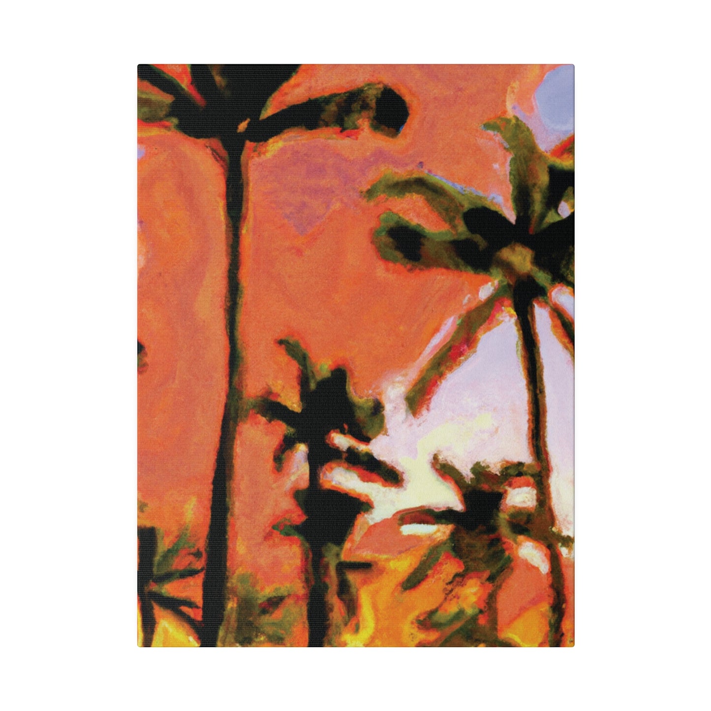 7177X - Miami Beach Sunset Painting Print | Miami | Beach | Sunset | Poster | Home Decor | Wall Art | Canvas