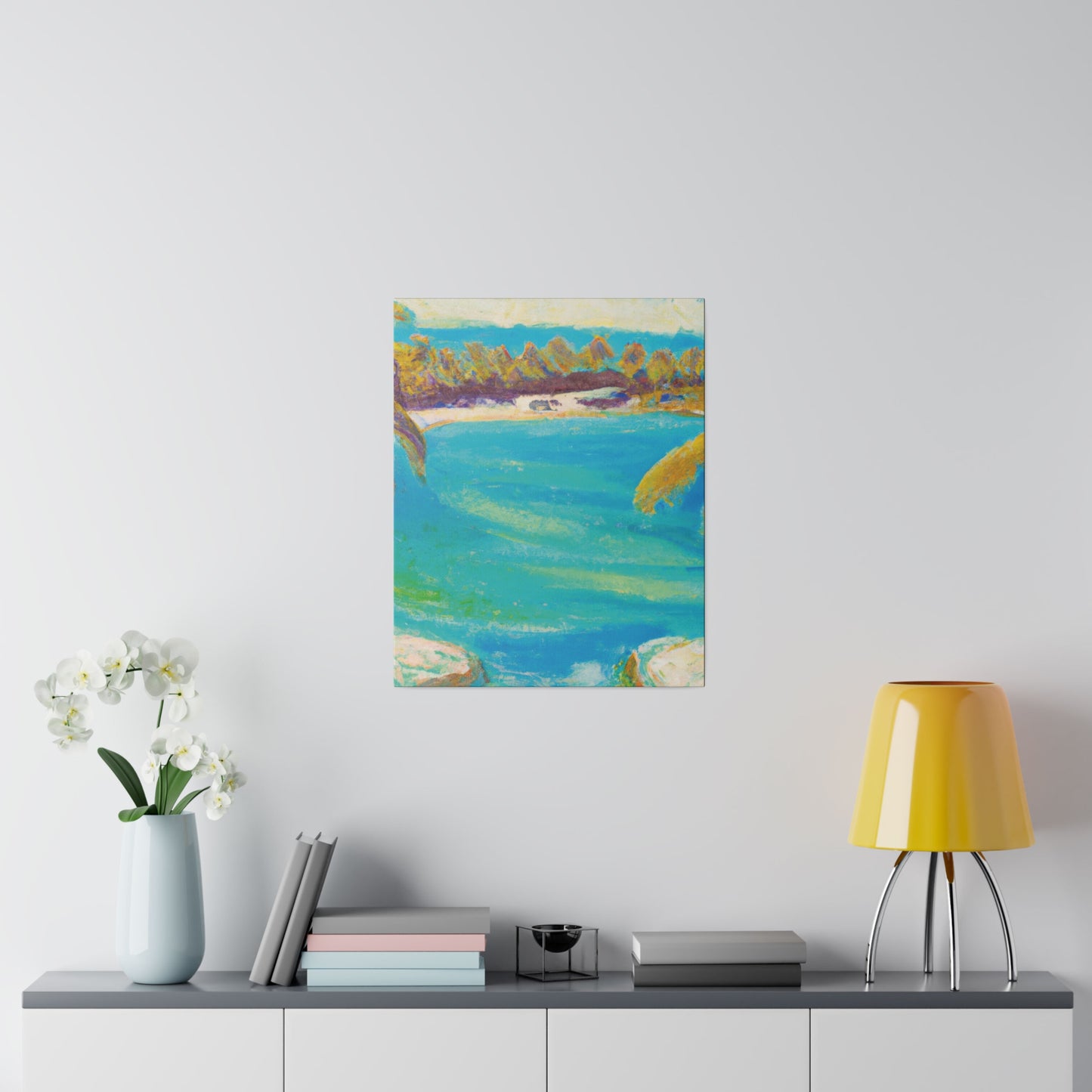 5706H - Bahamas Ocean Painting Print | Bahamas | Ocean | Beach | Poster | Home Decor | Wall Art | Canvas