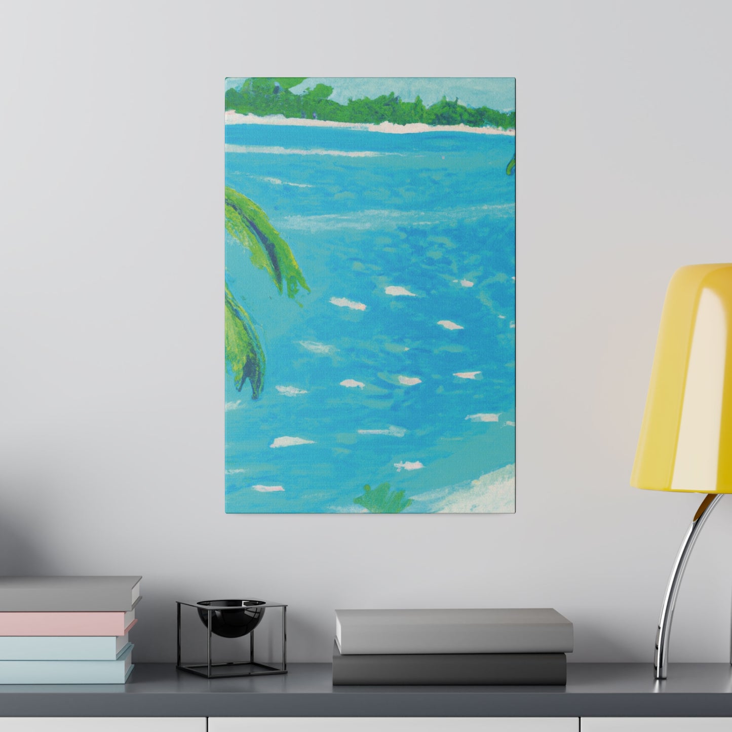 5684E - Bahamas Ocean Painting Print | Bahamas | Ocean | Beach | Poster | Home Decor | Wall Art | Canvas