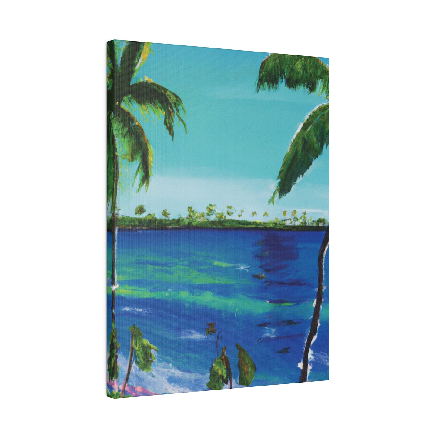 5491V - Bahamas Ocean Painting Print | Bahamas | Ocean | Beach | Poster | Home Decor | Wall Art | Canvas