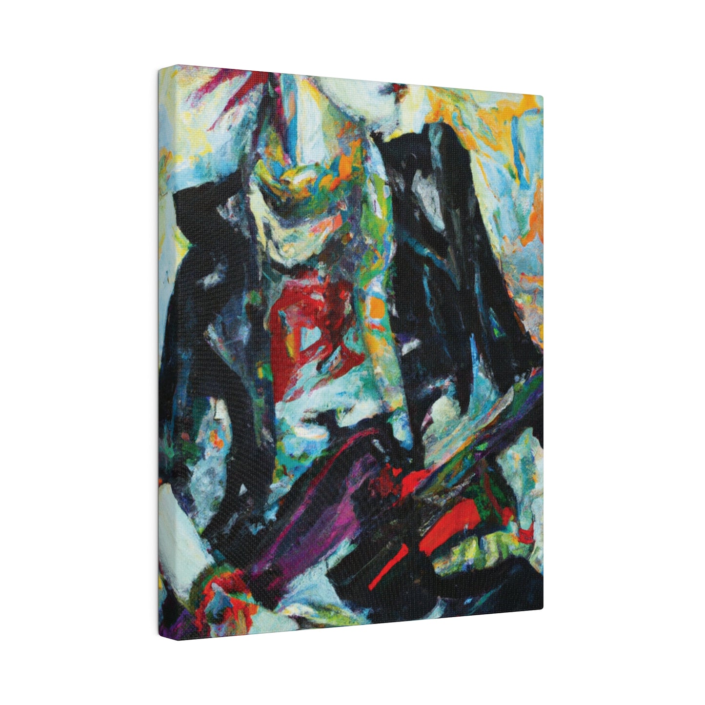 8915H - Rockstar Oil Painting Style Print | Poster | Home Decor | Wall Art | Music Art | Canvas