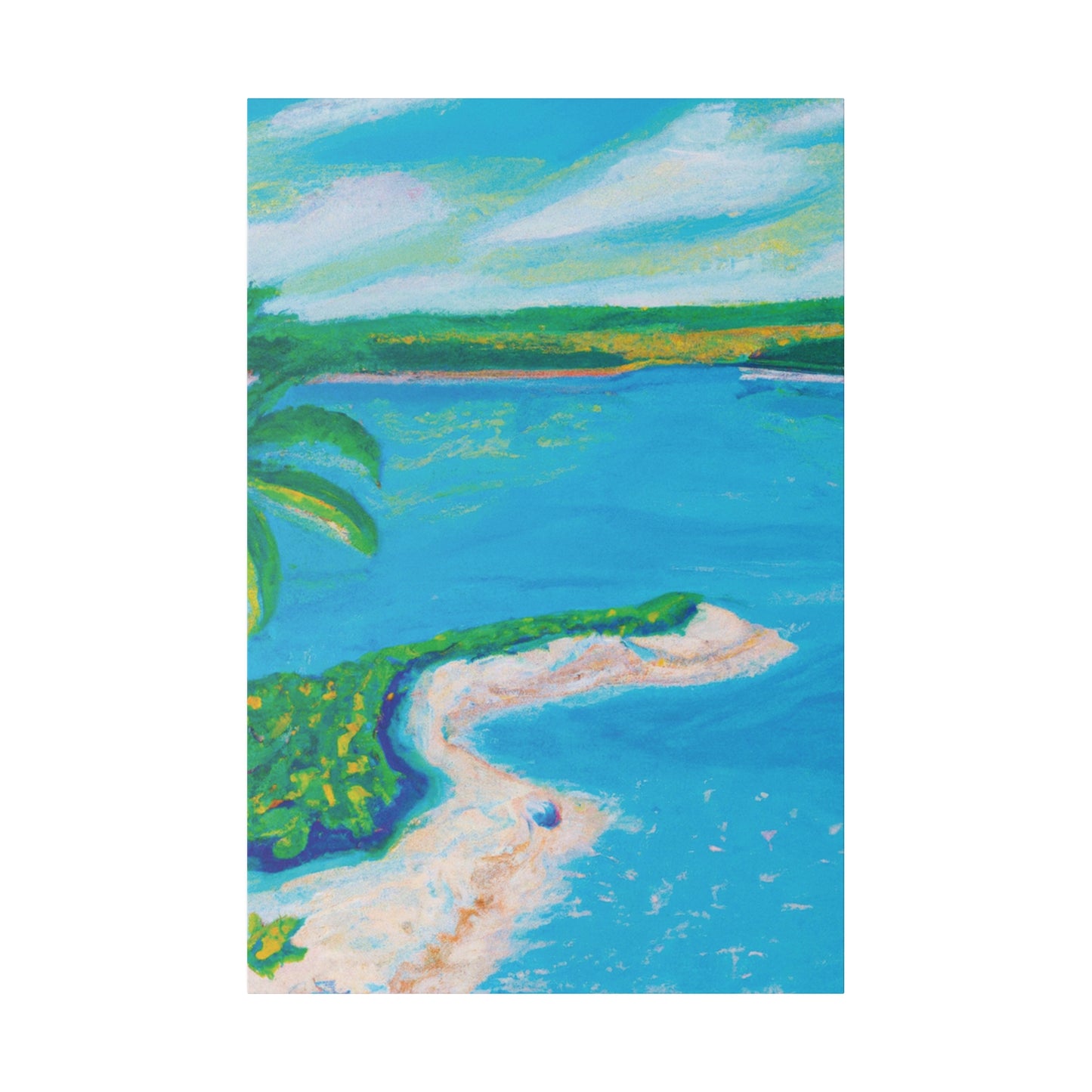 4895I - Bahamas Ocean Painting Print | Bahamas | Ocean | Beach | Poster | Home Decor | Wall Art | Canvas