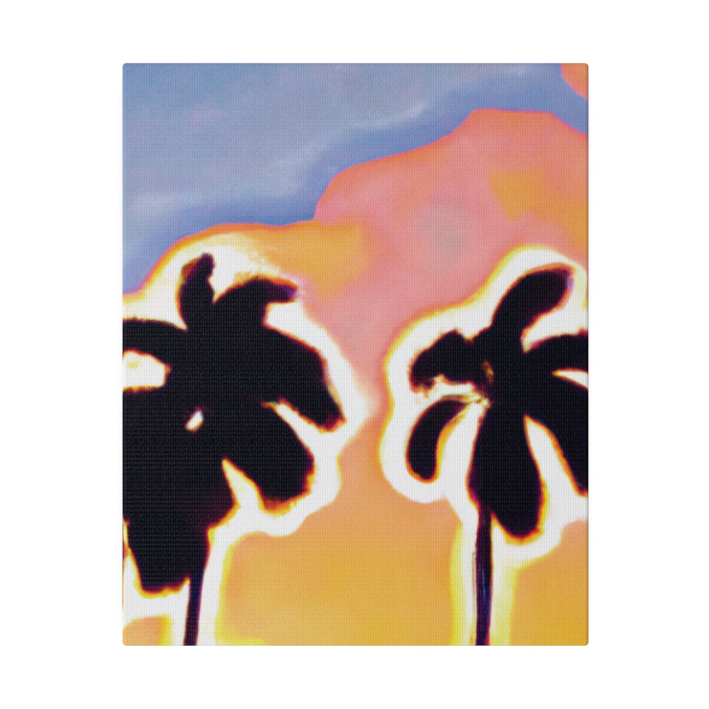 2766U - Miami Beach Sunset Painting Print | Miami | Beach | Sunset | Poster | Home Decor | Wall Art | Canvas