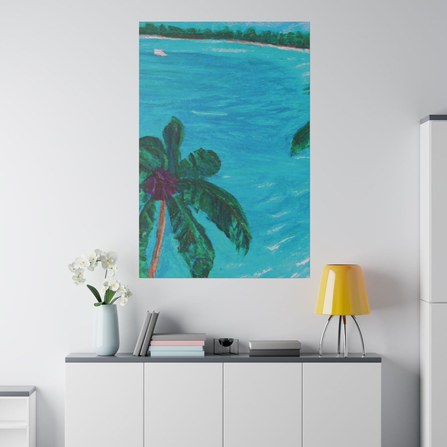 8319W - Bahamas Ocean Painting Print | Bahamas | Ocean | Beach | Poster | Home Decor | Wall Art | Canvas