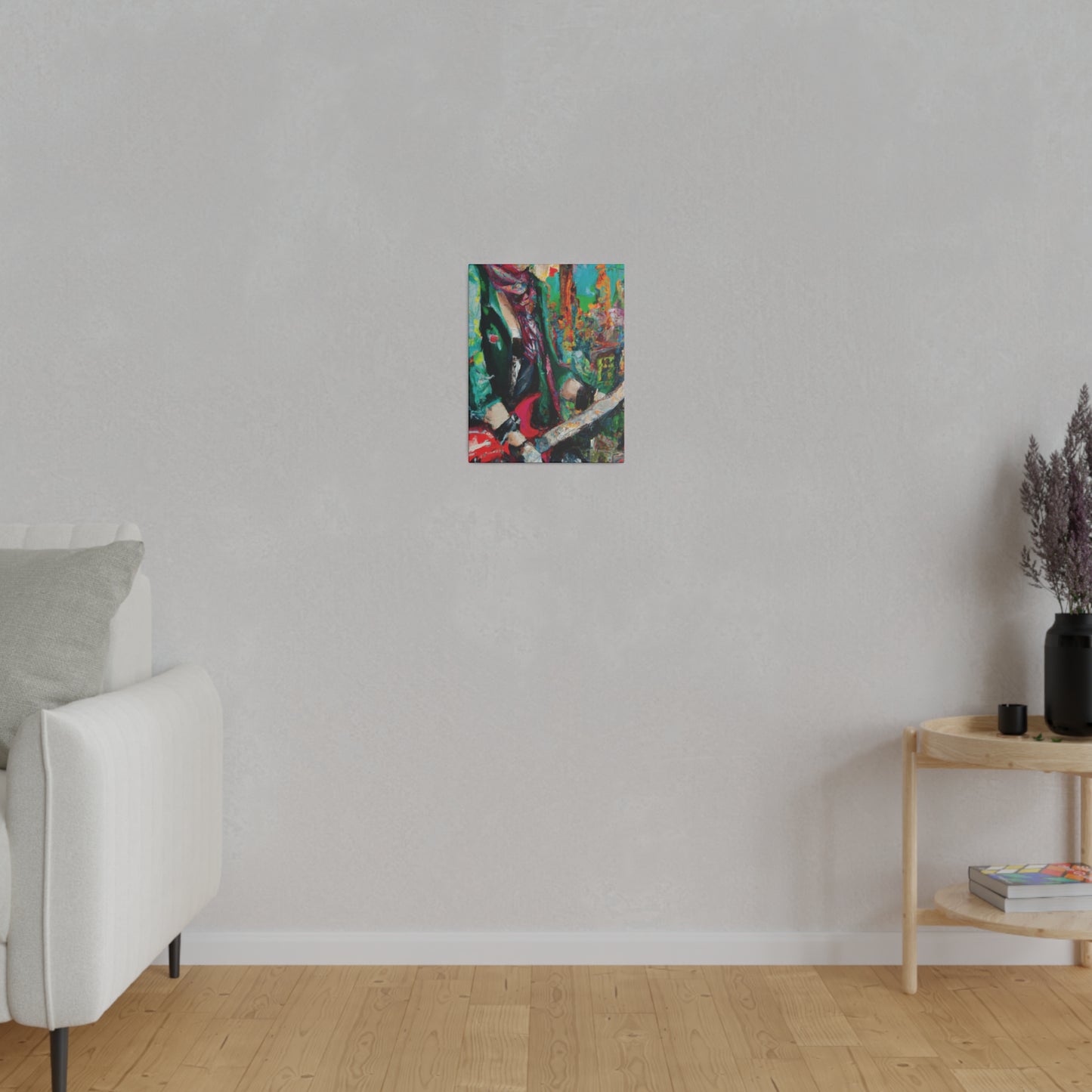 8679Y - Rockstar Oil Painting Style Print | Poster | Home Decor | Wall Art | Music Art | Canvas