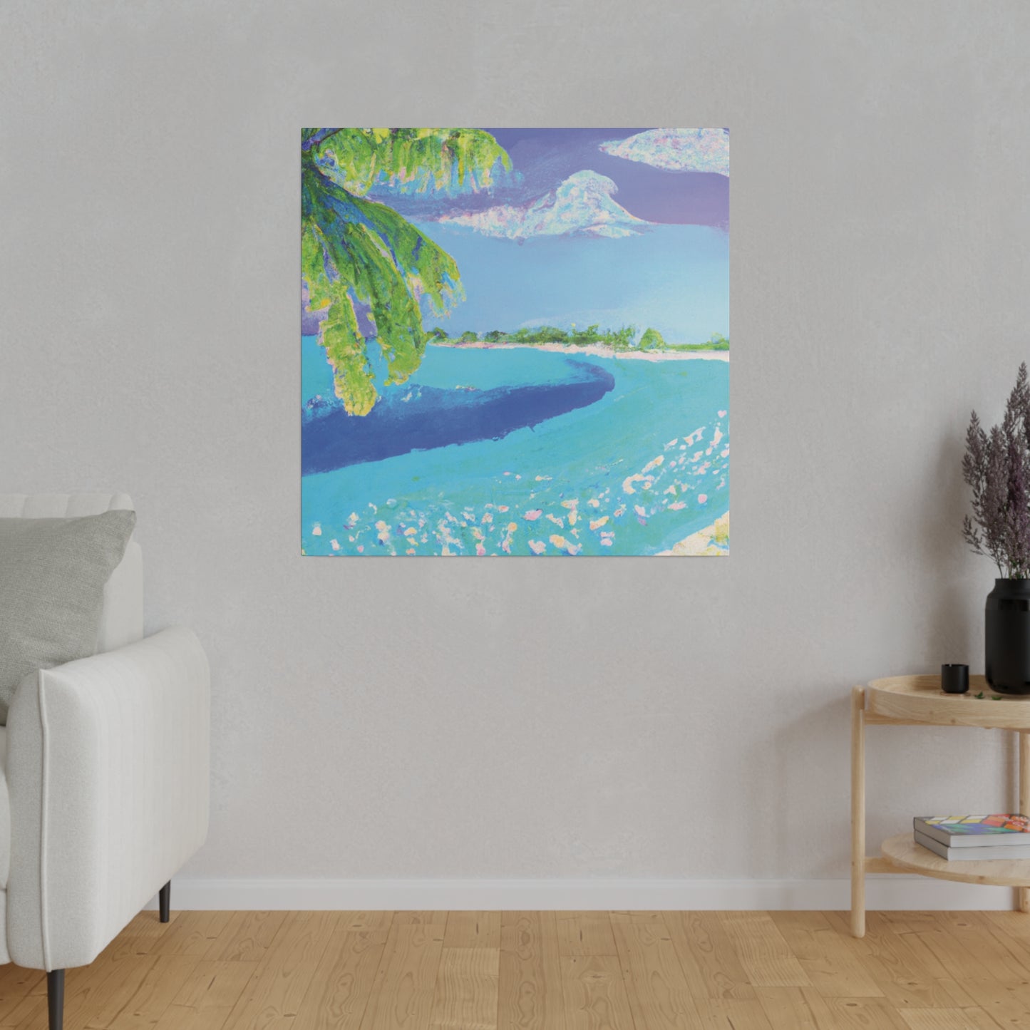 9792F - Bahamas Ocean Painting Print | Bahamas | Ocean | Beach | Poster | Home Decor | Wall Art | Canvas