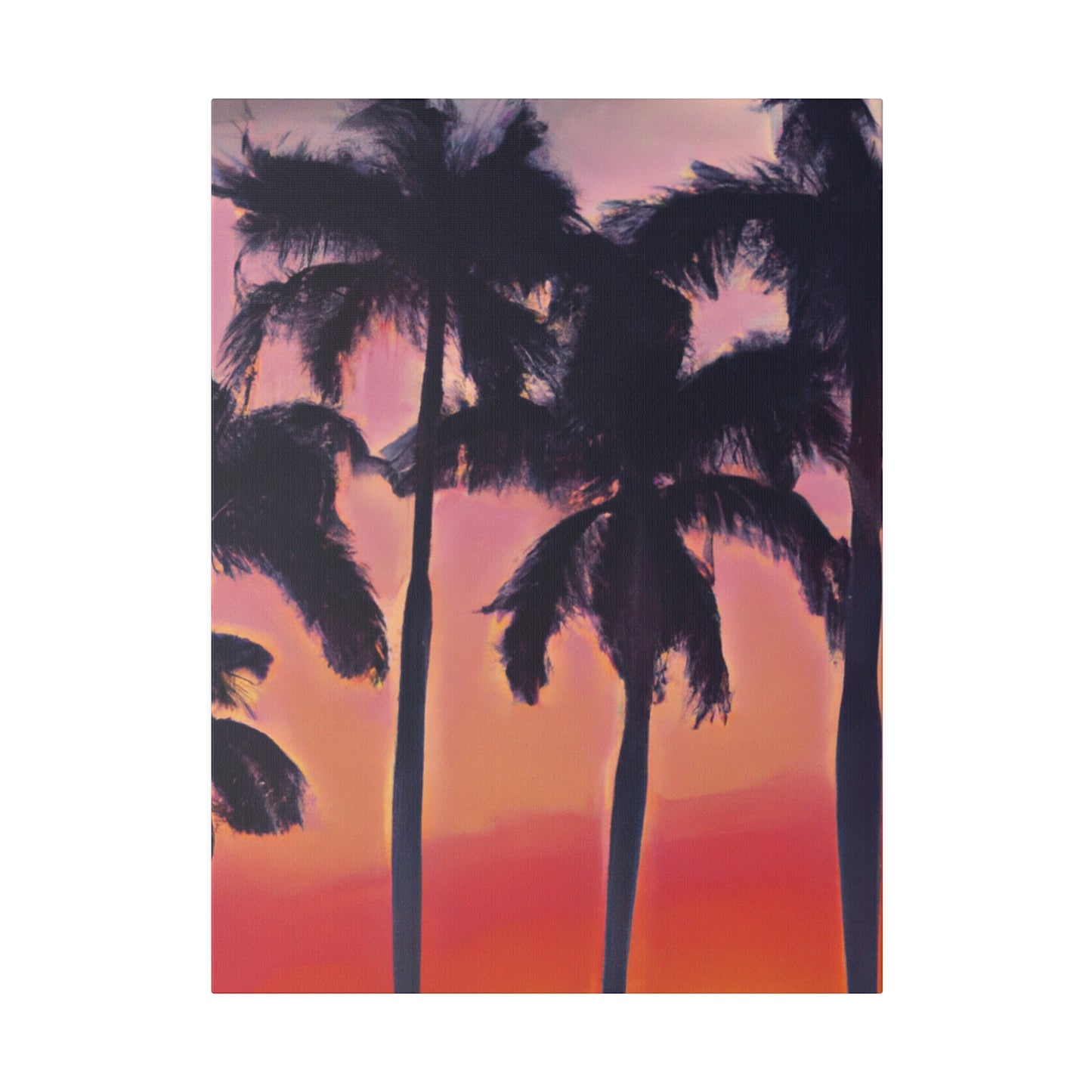 7239V - Miami Beach Sunset Painting Print | Miami | Beach | Sunset | Poster | Home Decor | Wall Art | Canvas