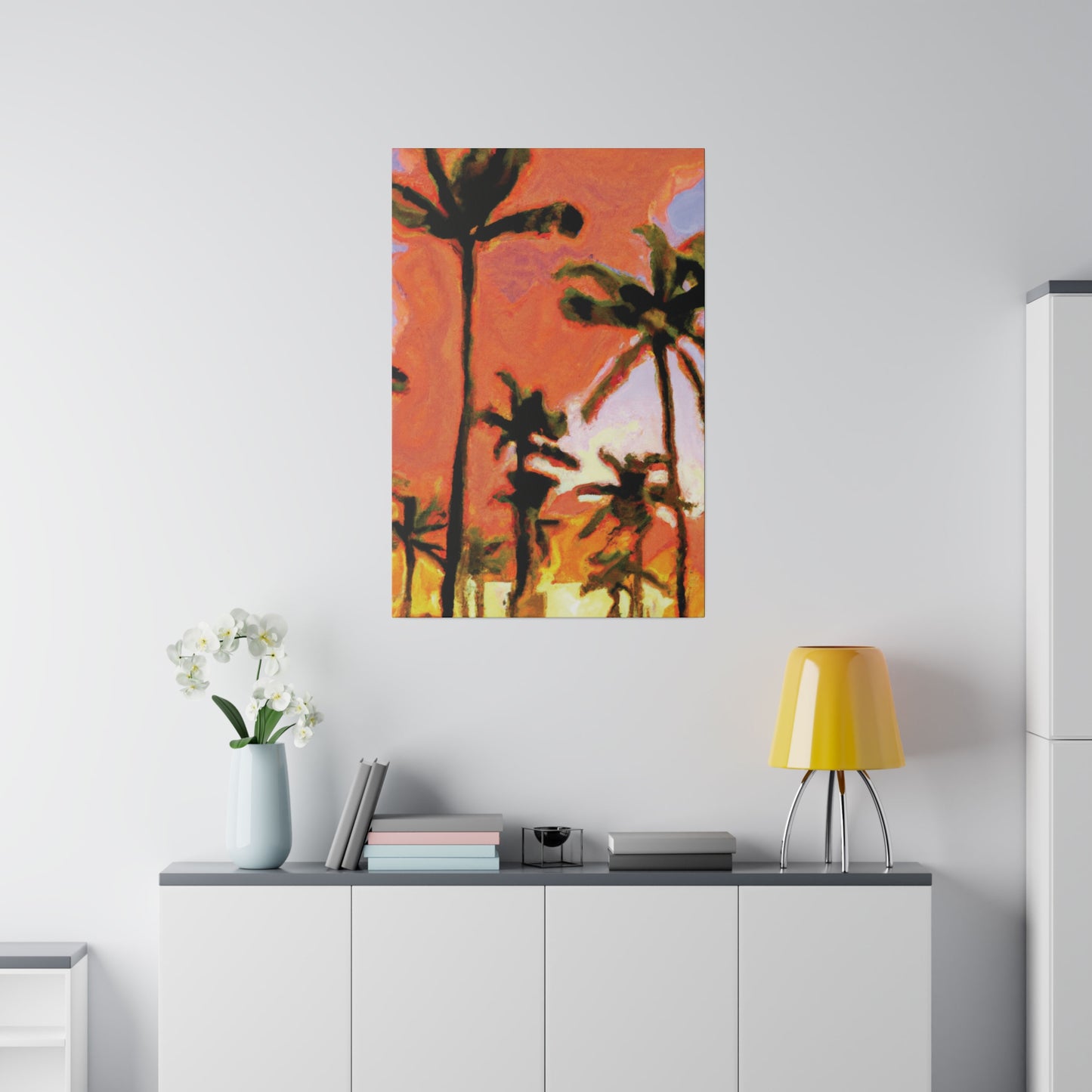 7177X - Miami Beach Sunset Painting Print | Miami | Beach | Sunset | Poster | Home Decor | Wall Art | Canvas