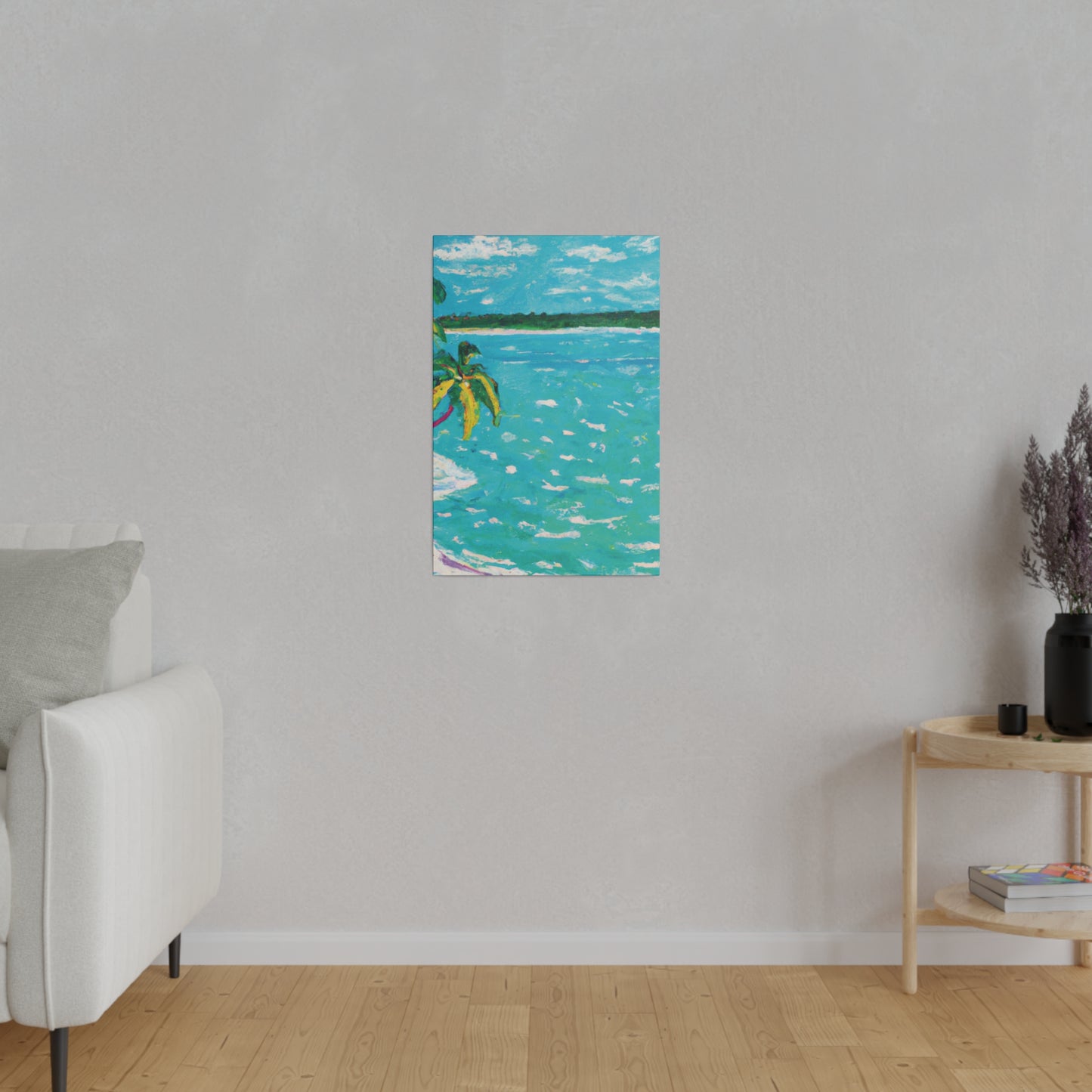 8278H - Bahamas Ocean Painting Print | Bahamas | Ocean | Beach | Poster | Home Decor | Wall Art | Canvas