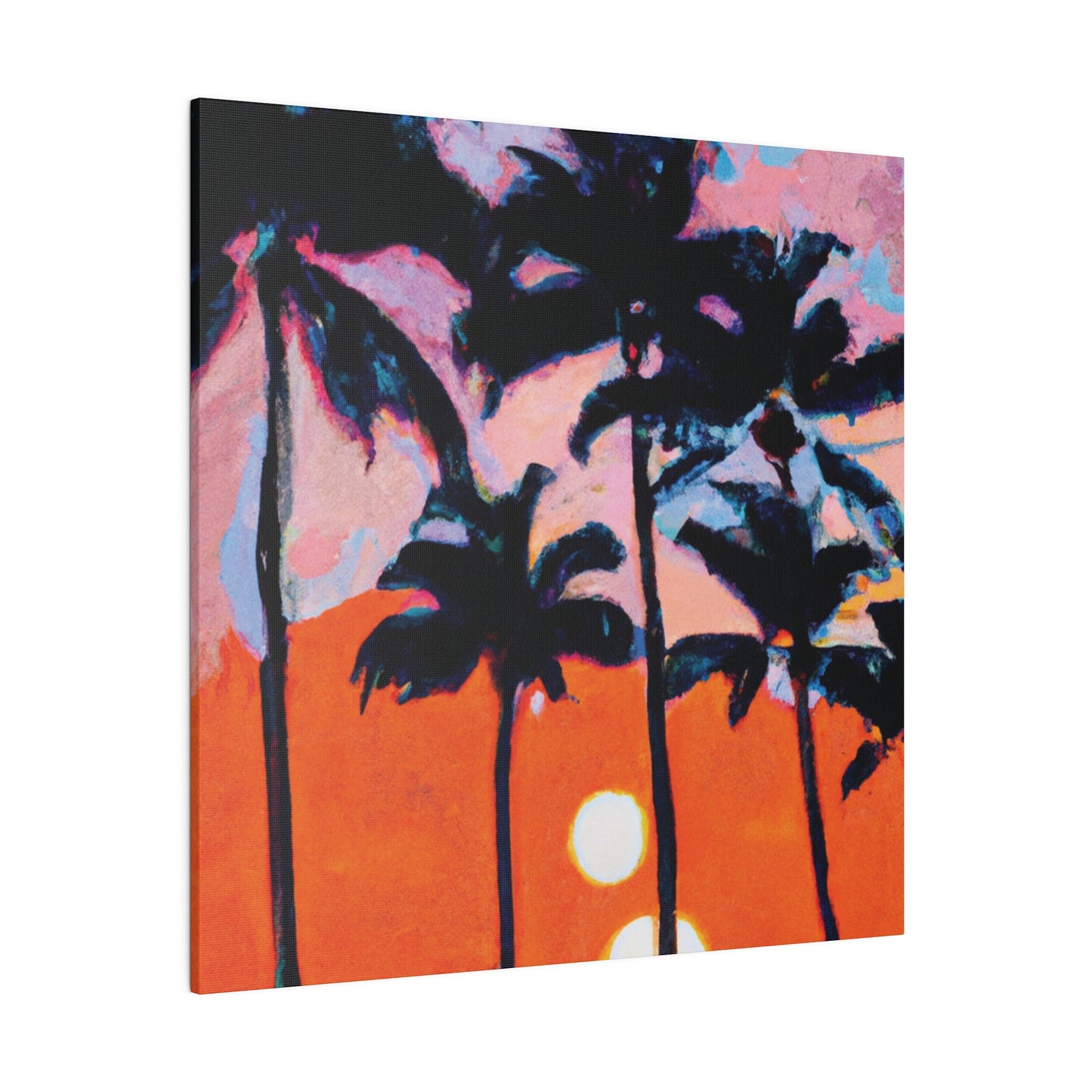 5347Z - Miami Beach Sunset Painting Print | Miami | Beach | Sunset | Poster | Home Decor | Wall Art | Canvas