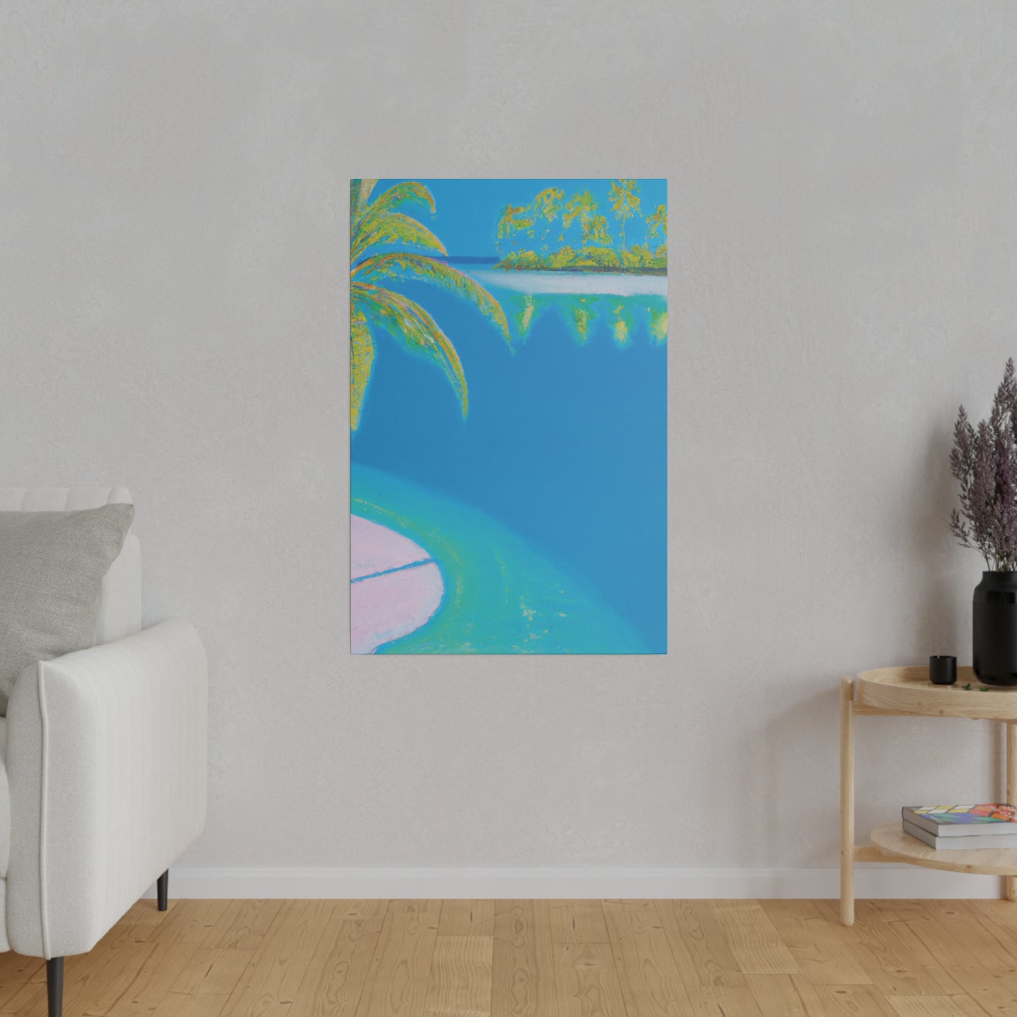 3233P - Bahamas Ocean Painting Print | Bahamas | Ocean | Beach | Poster | Home Decor | Wall Art | Canvas