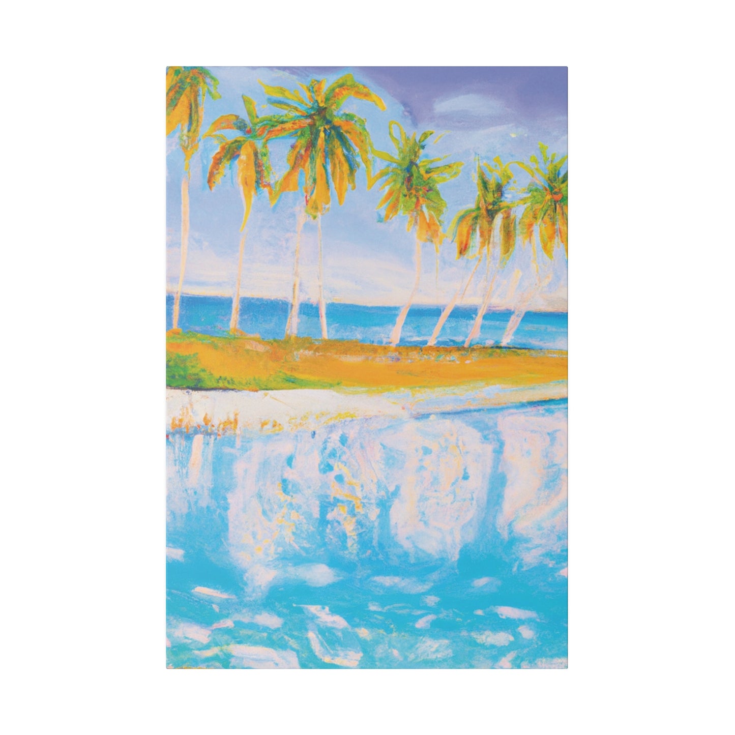 4904O - Bahamas Ocean Painting Print | Bahamas | Ocean | Beach | Poster | Home Decor | Wall Art | Canvas