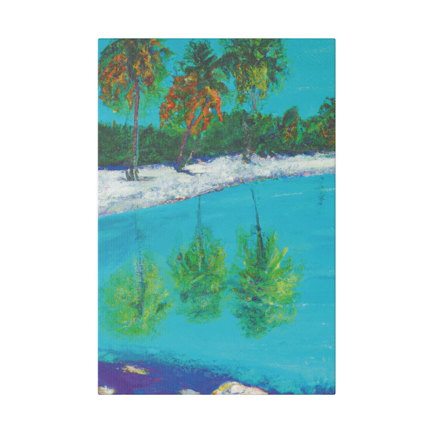 8297H - Bahamas Ocean Painting Print | Bahamas | Ocean | Beach | Poster | Home Decor | Wall Art | Canvas