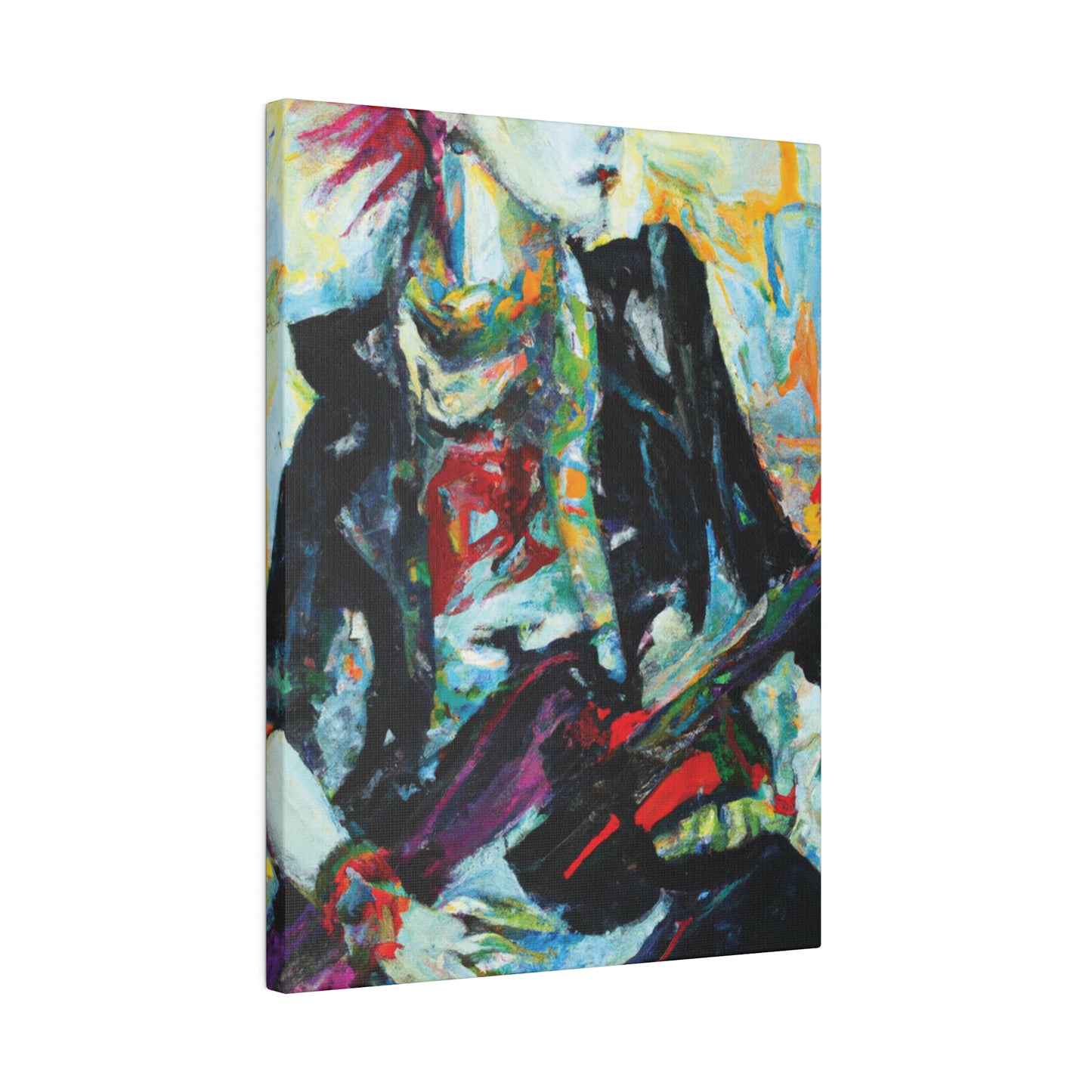 8915H - Rockstar Oil Painting Style Print | Poster | Home Decor | Wall Art | Music Art | Canvas
