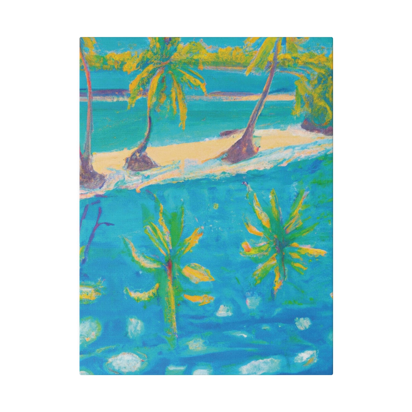 4825R - Bahamas Ocean Painting Print | Bahamas | Ocean | Beach | Poster | Home Decor | Wall Art | Canvas