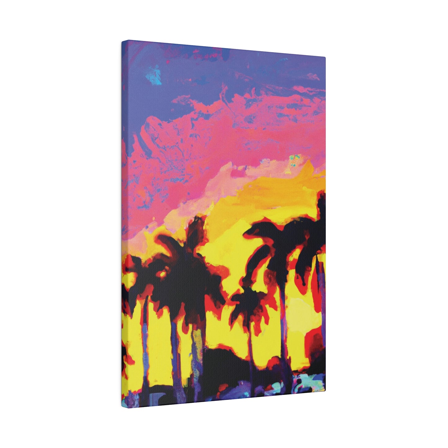 9284G - Miami Beach Sunset Painting Print | Miami | Beach | Sunset | Poster | Home Decor | Wall Art | Canvas