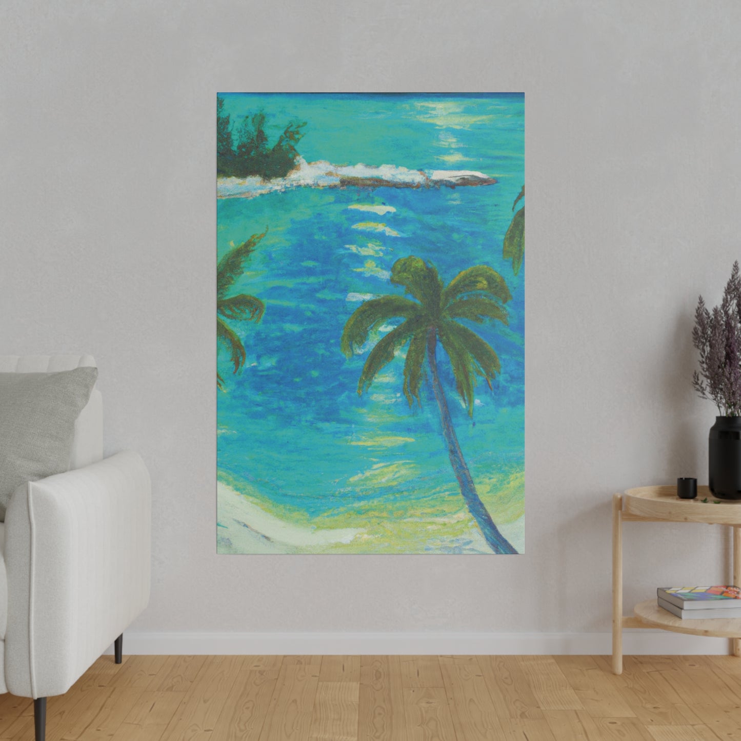 4512F - Bahamas Ocean Painting Print | Bahamas | Ocean | Beach | Poster | Home Decor | Wall Art | Canvas