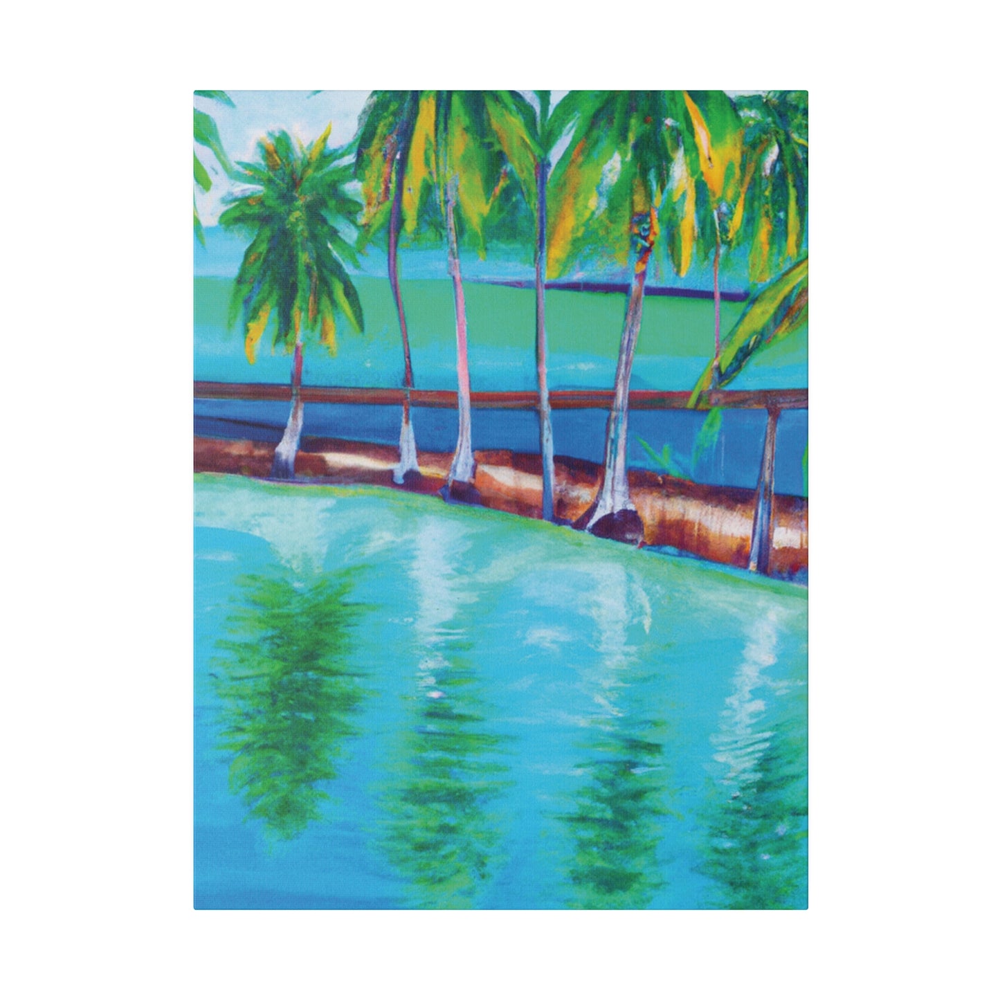 9214C - Bahamas Ocean Painting Print | Bahamas | Ocean | Beach | Poster | Home Decor | Wall Art | Canvas