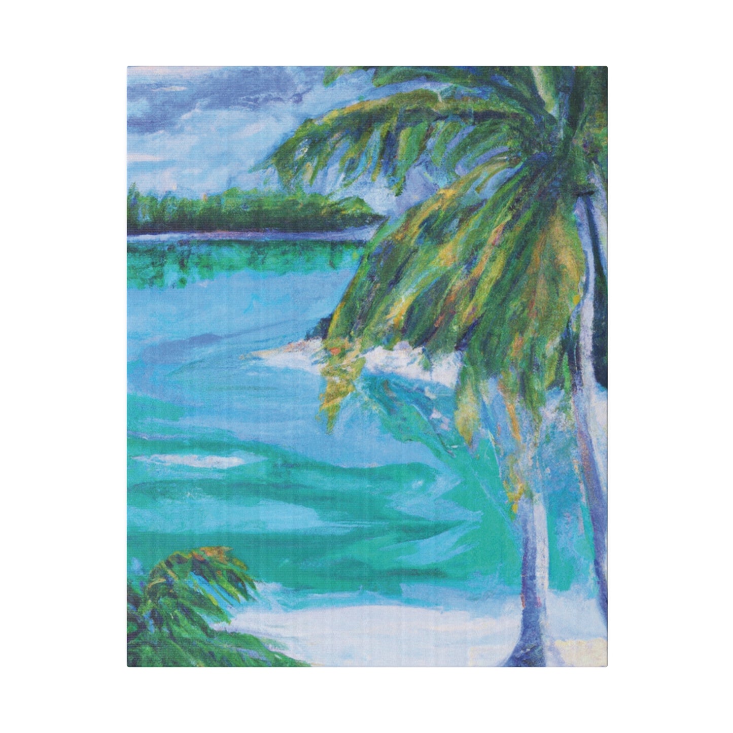 8721Q - Bahamas Ocean Painting Print | Bahamas | Ocean | Beach | Poster | Home Decor | Wall Art | Canvas