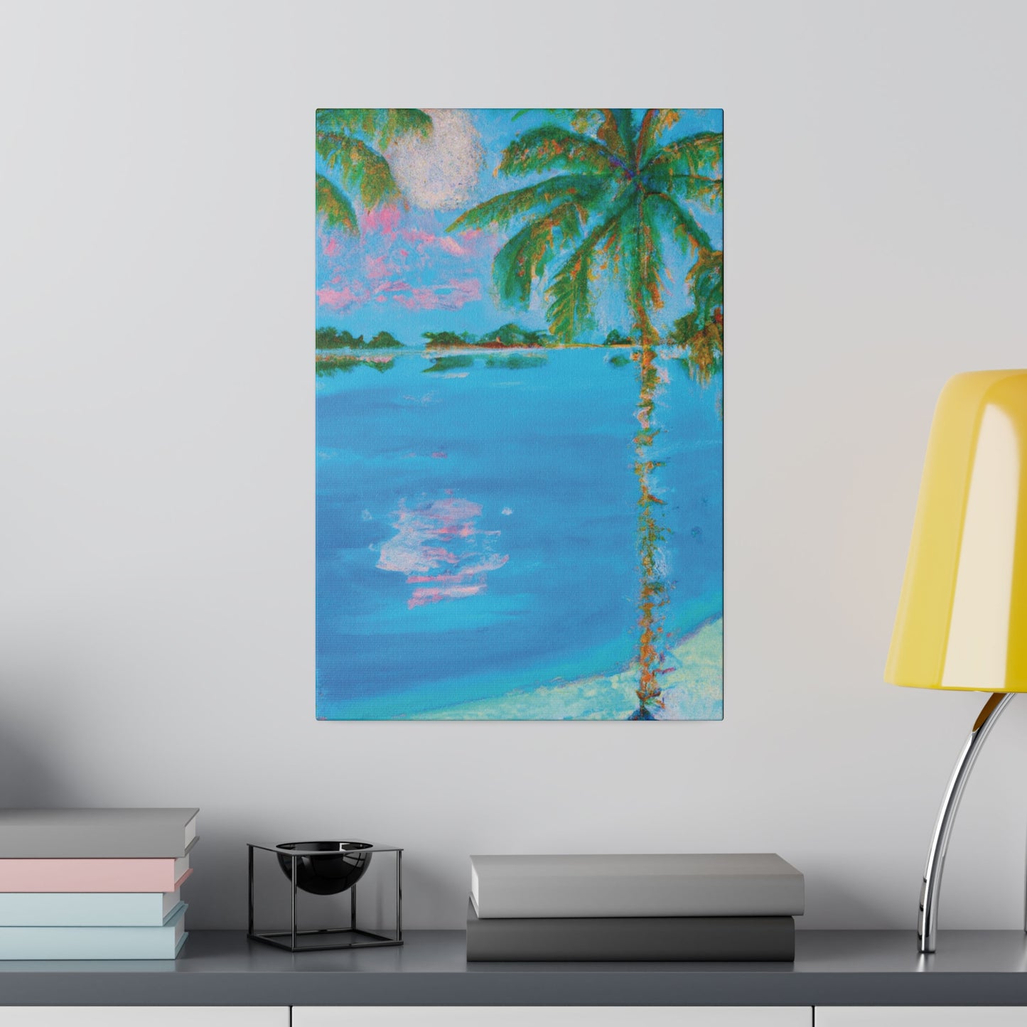 7853V - Bahamas Ocean Painting Print | Bahamas | Ocean | Beach | Poster | Home Decor | Wall Art | Canvas