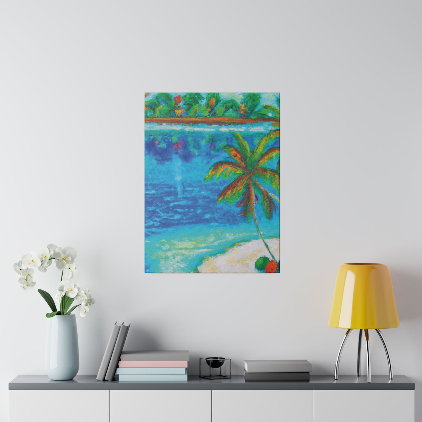 8252T - Bahamas Ocean Painting Print | Bahamas | Ocean | Beach | Poster | Home Decor | Wall Art | Canvas
