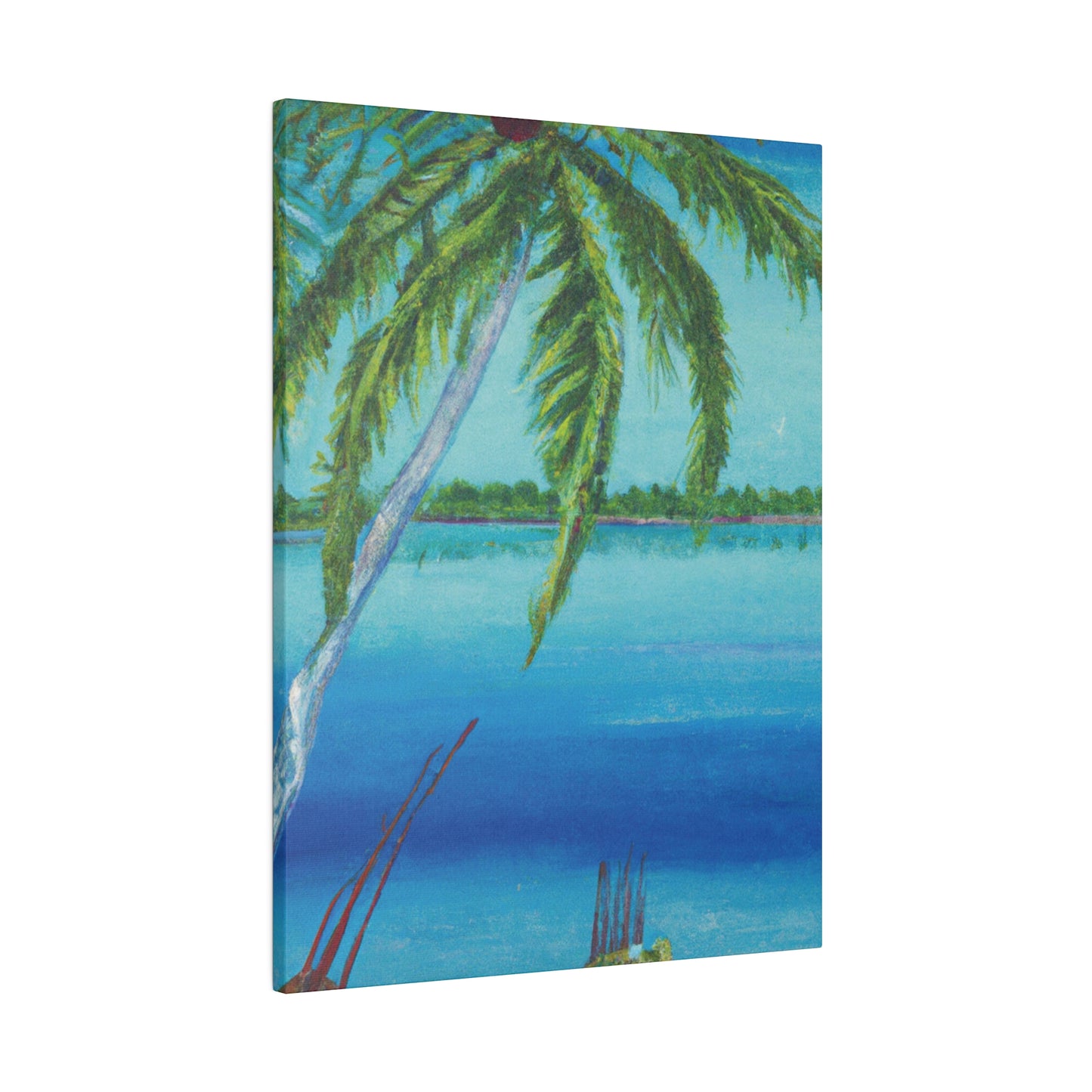 6874M - Bahamas Ocean Painting Print | Bahamas | Ocean | Beach | Poster | Home Decor | Wall Art | Canvas