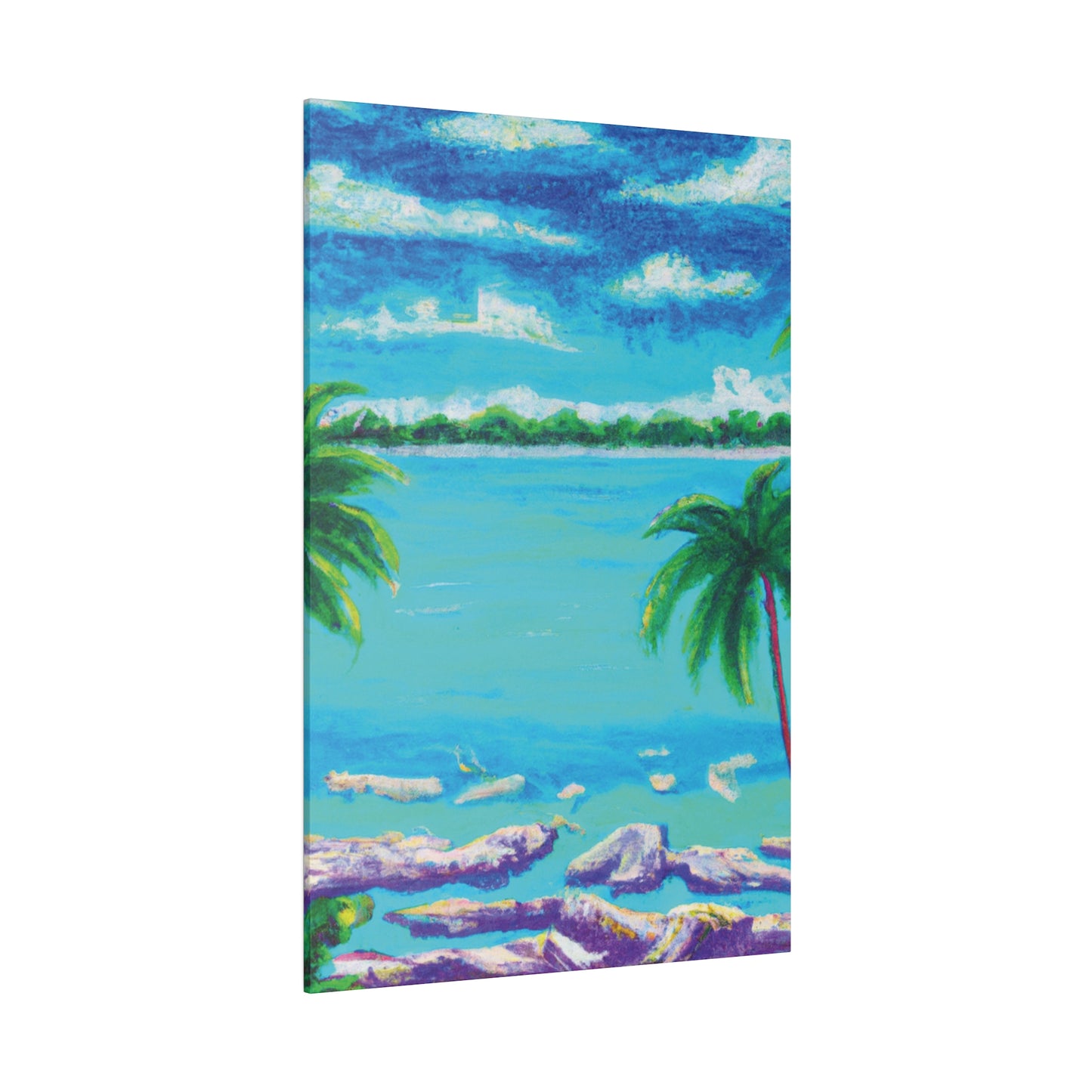 9293Y - Bahamas Ocean Painting Print | Bahamas | Ocean | Beach | Poster | Home Decor | Wall Art | Canvas