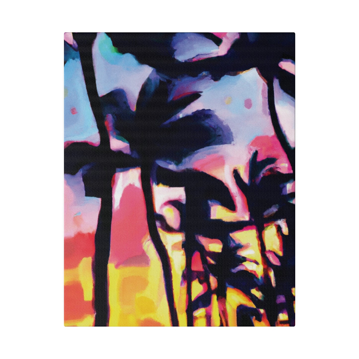 2637V - Miami Beach Sunset Painting Print | Miami | Beach | Sunset | Poster | Home Decor | Wall Art | Canvas