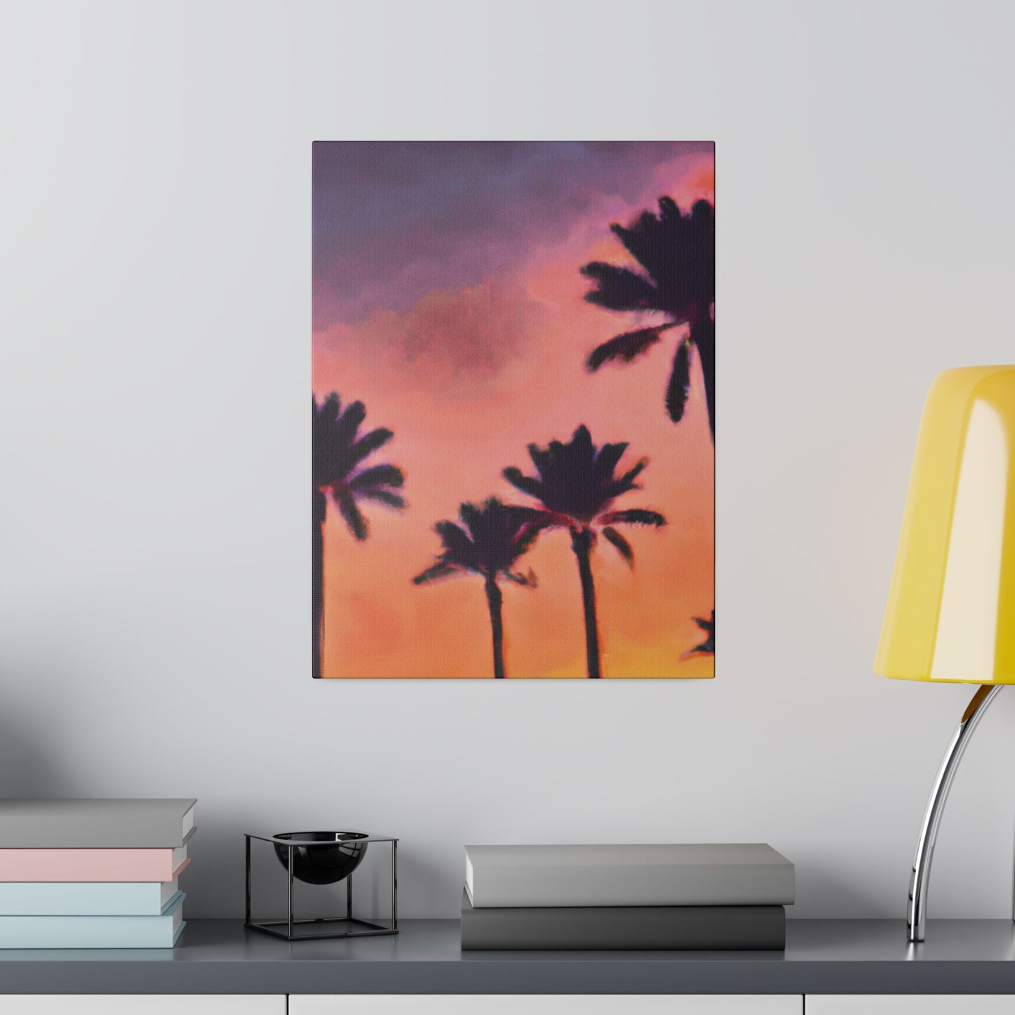 9389U - Miami Beach Sunset Painting Print | Miami | Beach | Sunset | Poster | Home Decor | Wall Art | Canvas