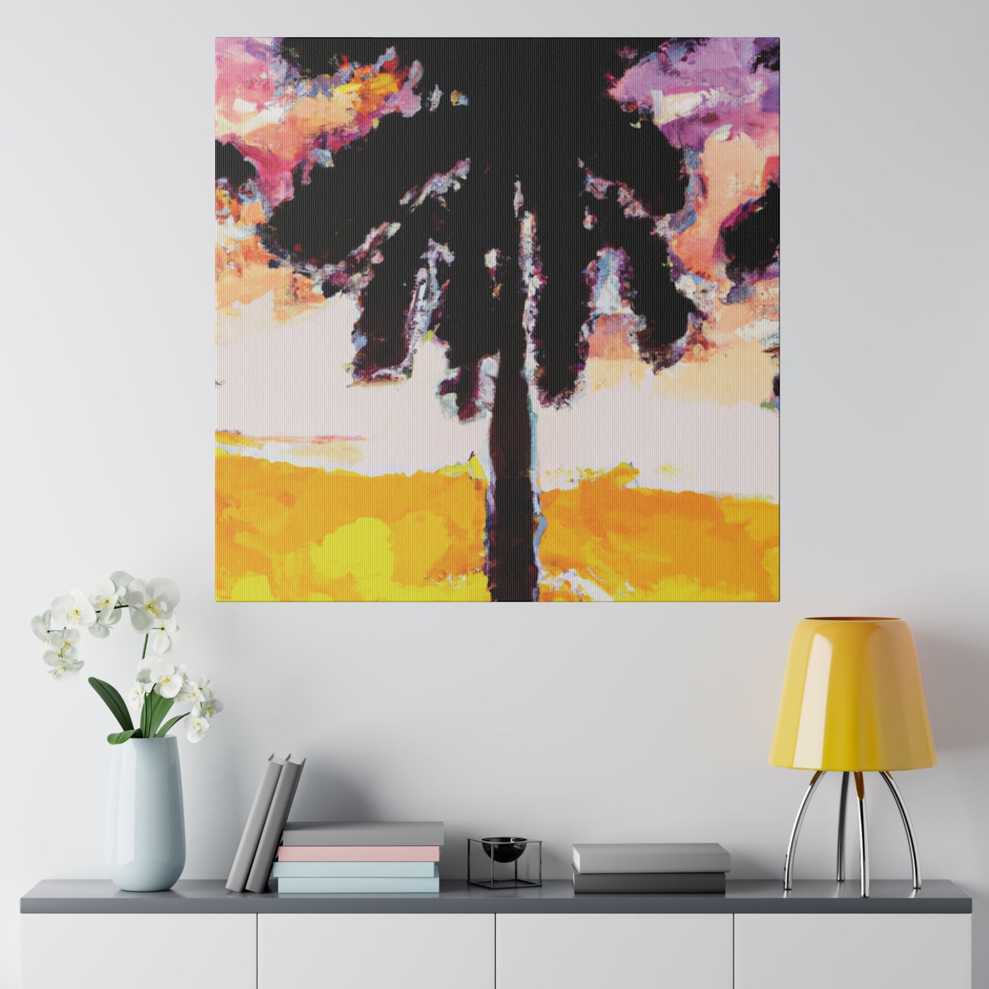 6392A - Miami Beach Sunset Painting Print | Miami | Beach | Sunset | Poster | Home Decor | Wall Art | Canvas