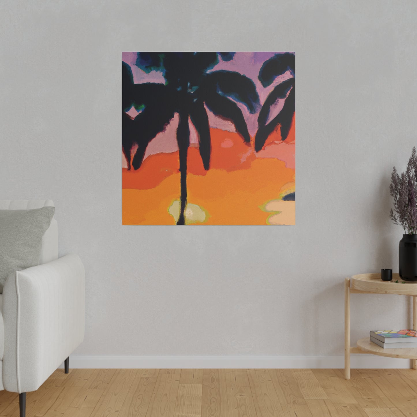 7875Z - Miami Beach Sunset Painting Print | Miami | Beach | Sunset | Poster | Home Decor | Wall Art | Canvas