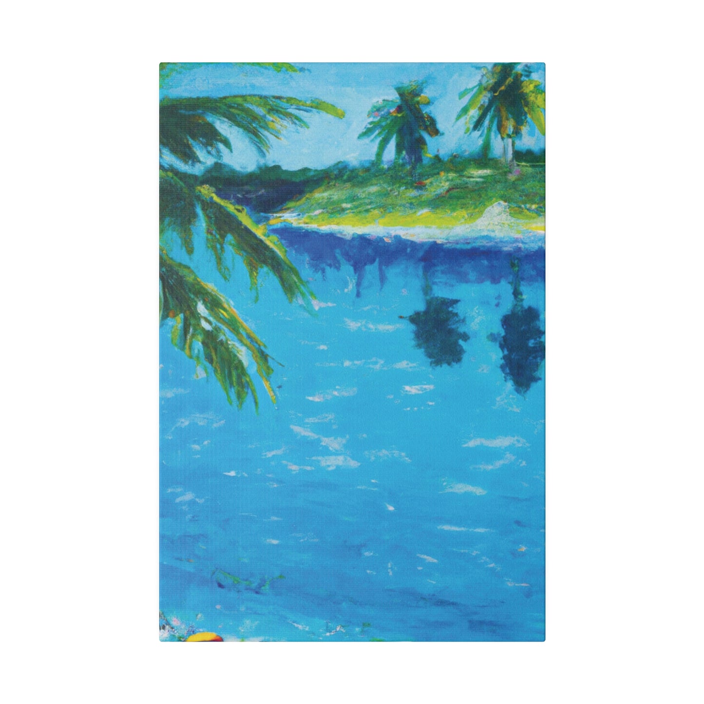 4568T - Bahamas Ocean Painting Print | Bahamas | Ocean | Beach | Poster | Home Decor | Wall Art | Canvas