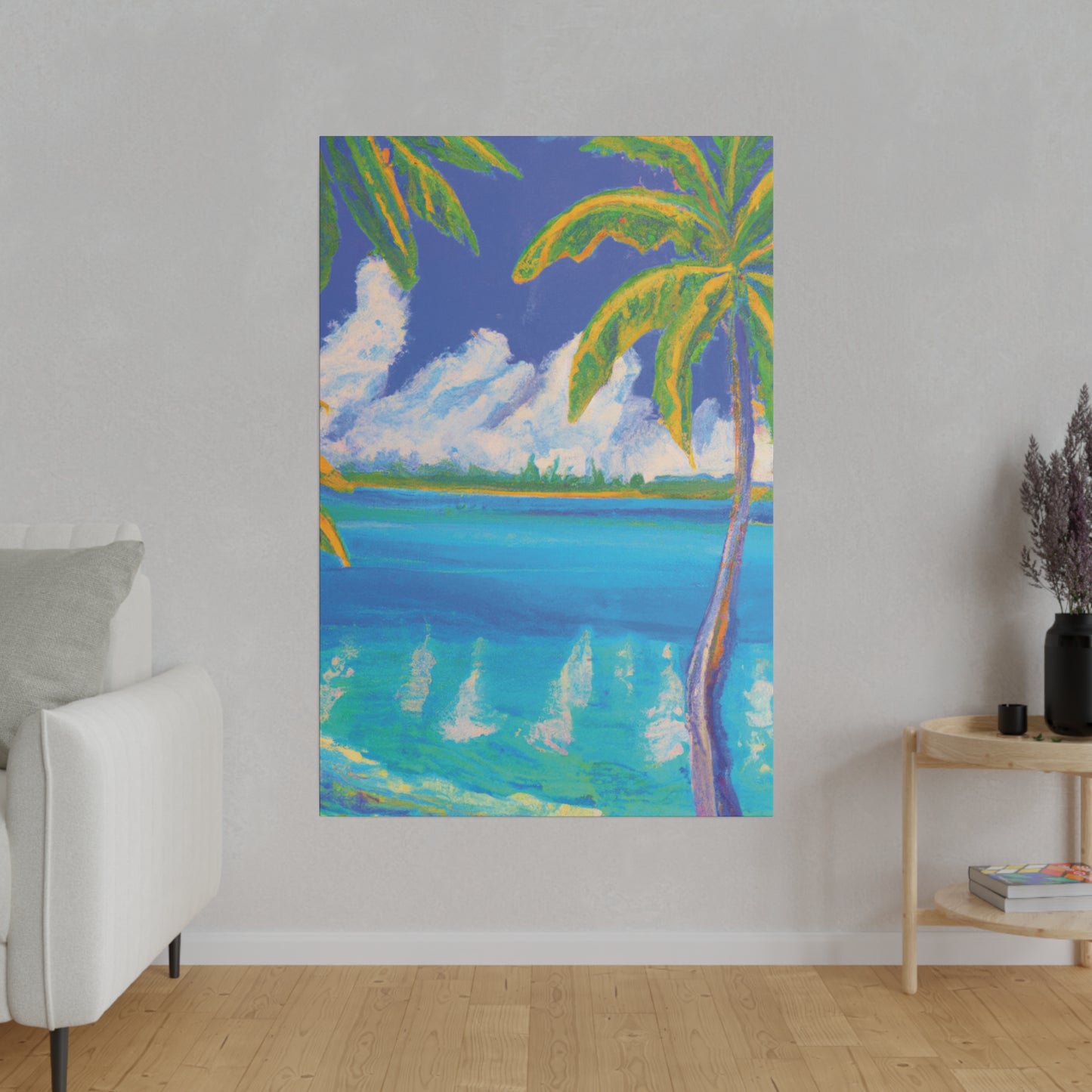 3054I - Bahamas Ocean Painting Print | Bahamas | Ocean | Beach | Poster | Home Decor | Wall Art | Canvas