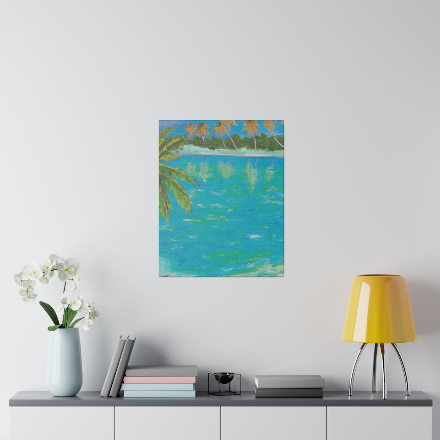 1767P - Bahamas Ocean Painting Print | Bahamas | Ocean | Beach | Poster | Home Decor | Wall Art | Canvas