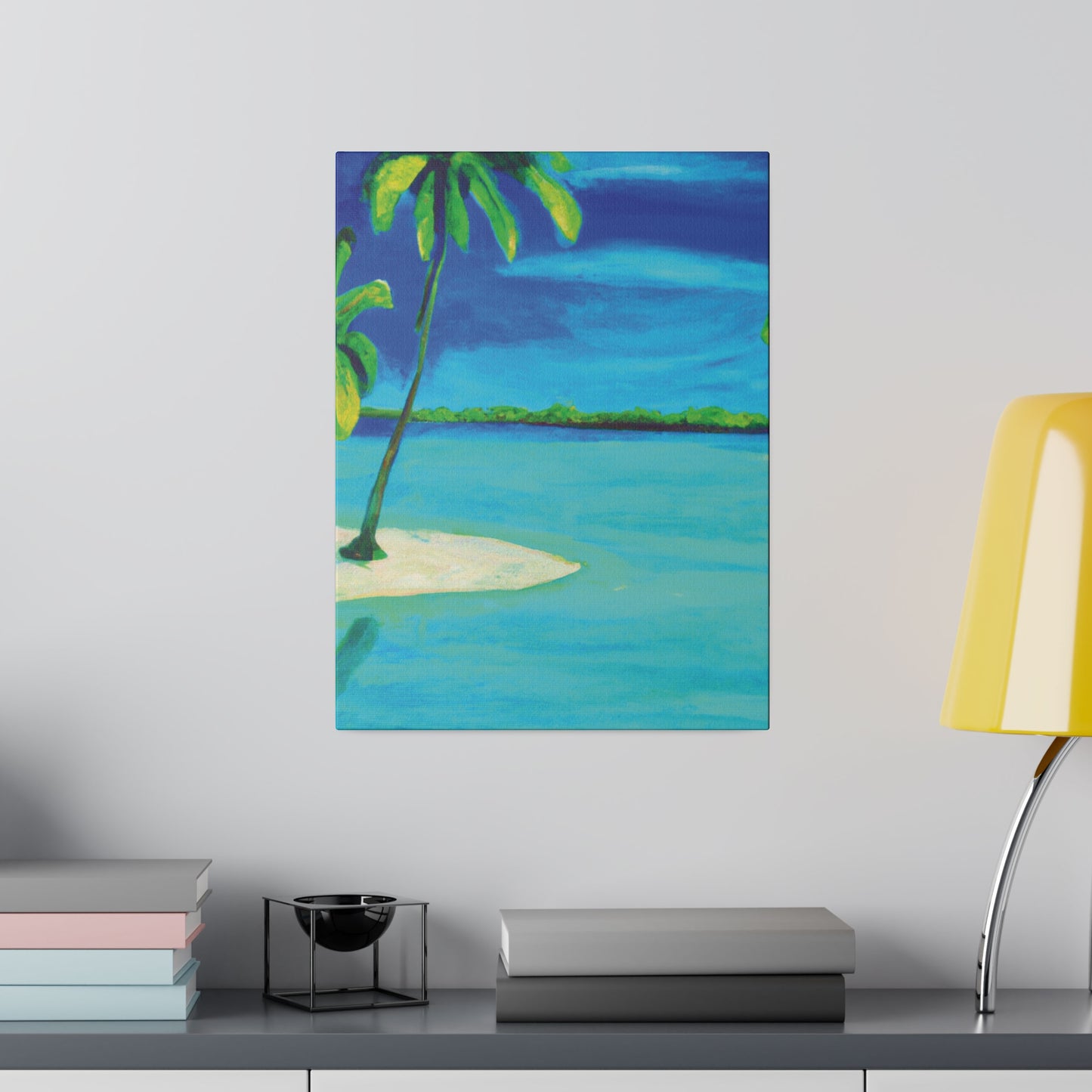 7352P - Bahamas Ocean Painting Print | Bahamas | Ocean | Beach | Poster | Home Decor | Wall Art | Canvas