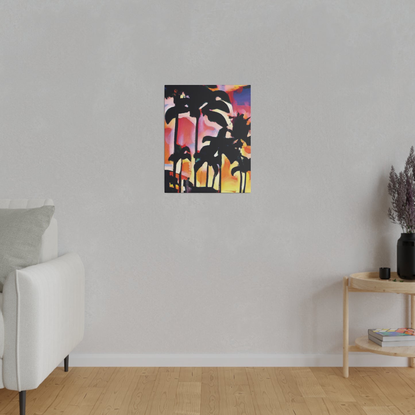 4986G - Miami Beach Sunset Painting Print | Miami | Beach | Sunset | Poster | Home Decor | Wall Art | Canvas