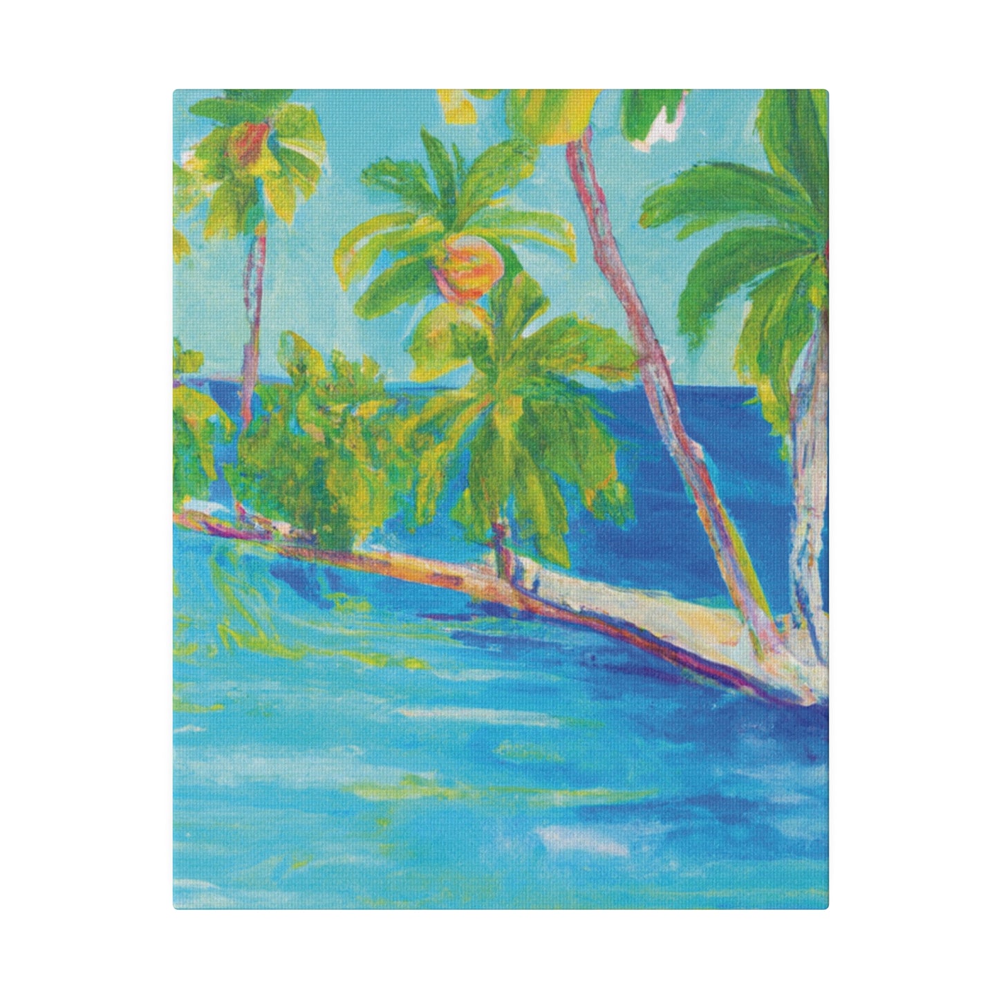 8256Q - Bahamas Ocean Painting Print | Bahamas | Ocean | Beach | Poster | Home Decor | Wall Art | Canvas