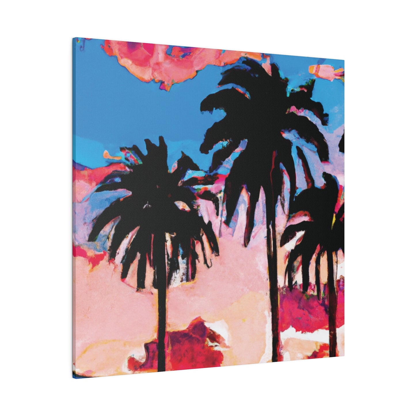 4347Z - Miami Beach Sunset Painting Print | Miami | Beach | Sunset | Poster | Home Decor | Wall Art | Canvas
